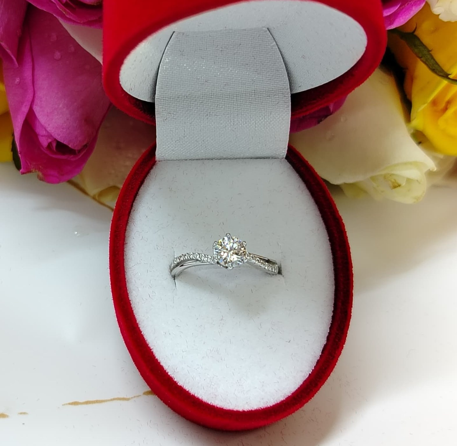 Sterling silver promise ring  image