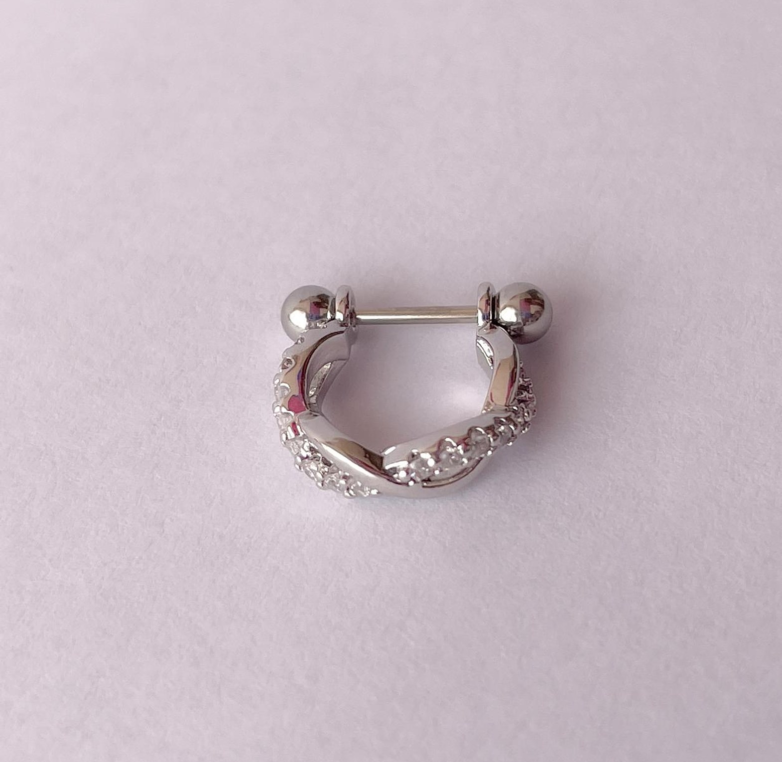 Luminous Twist Cartilage Hoop image