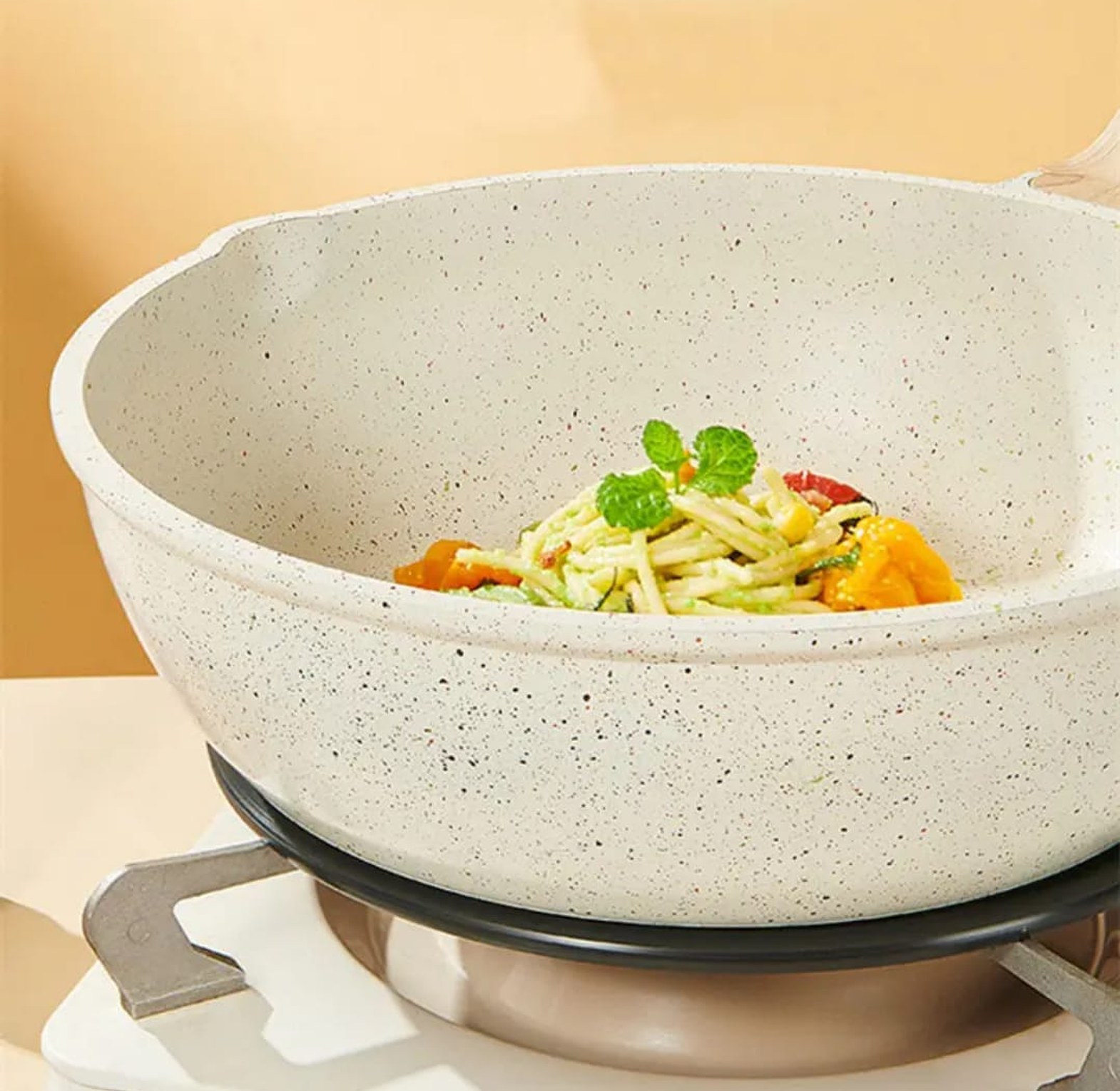 Non-Stick Kitchen Cookware Set Stone Pot Set image