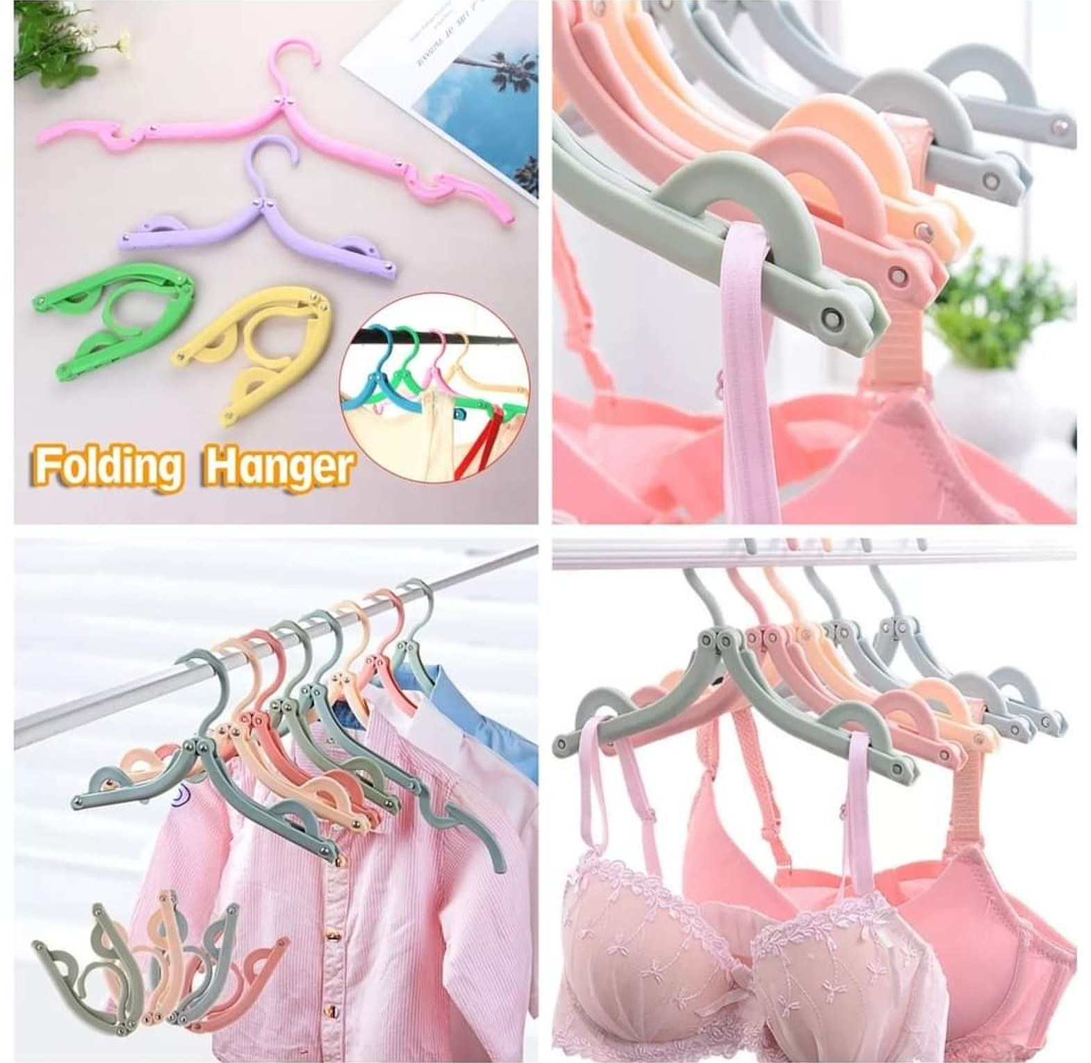 Bra Hanger, Clothes Hanger, Retractable Hanger, Holder image