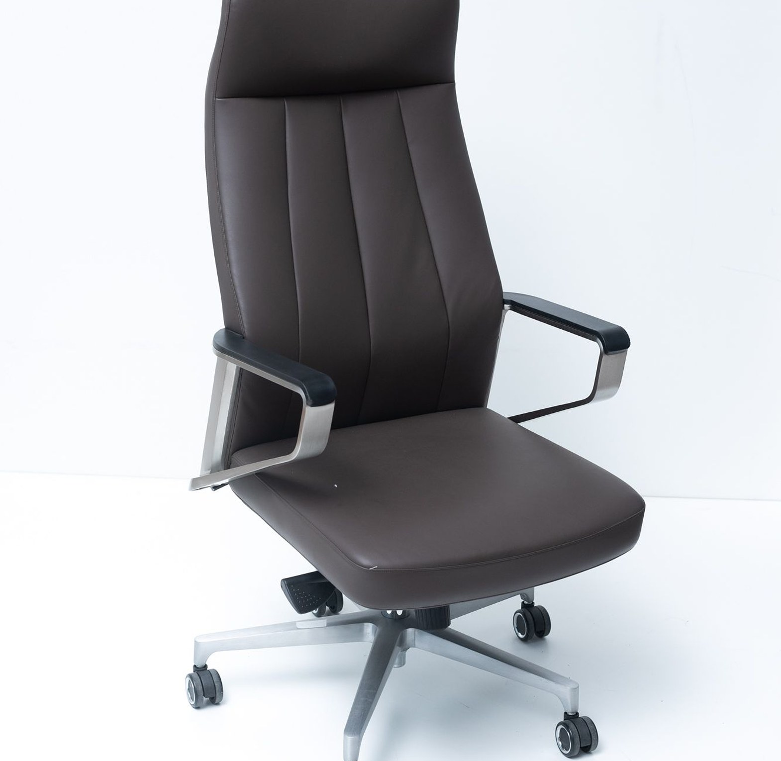 SWIVEL CHAIR, PU, HIGH BA image