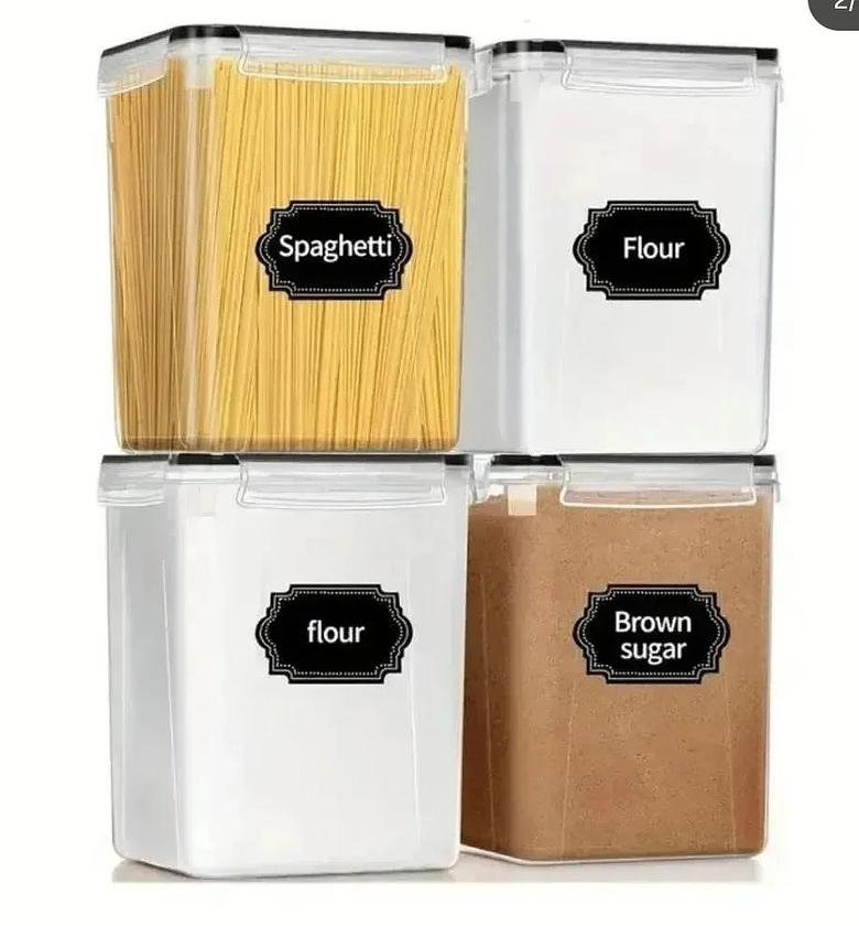 4pcs BPA-Free Airtight Food Storage Containers image