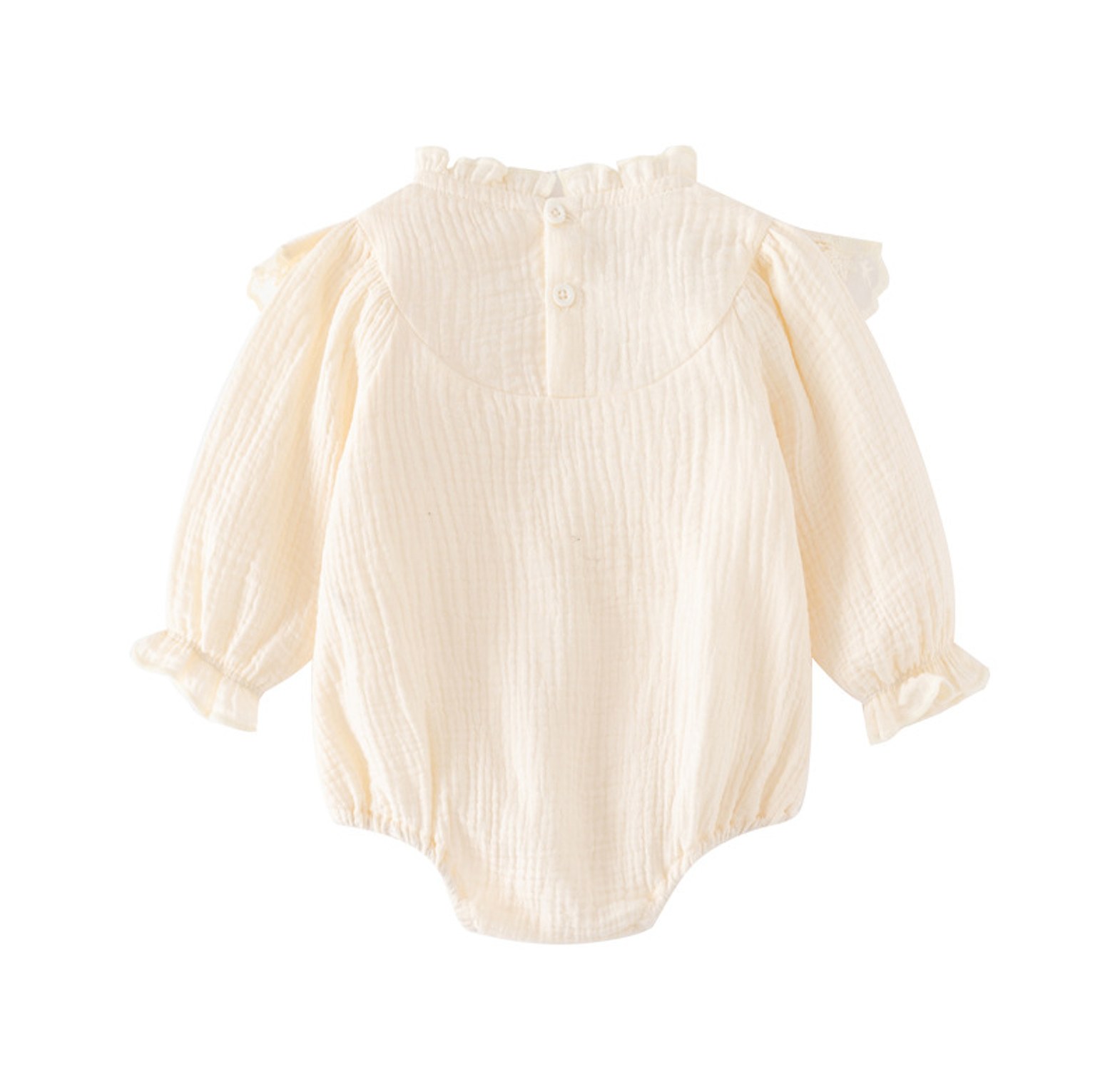 Ivory Ruffle Romper image
