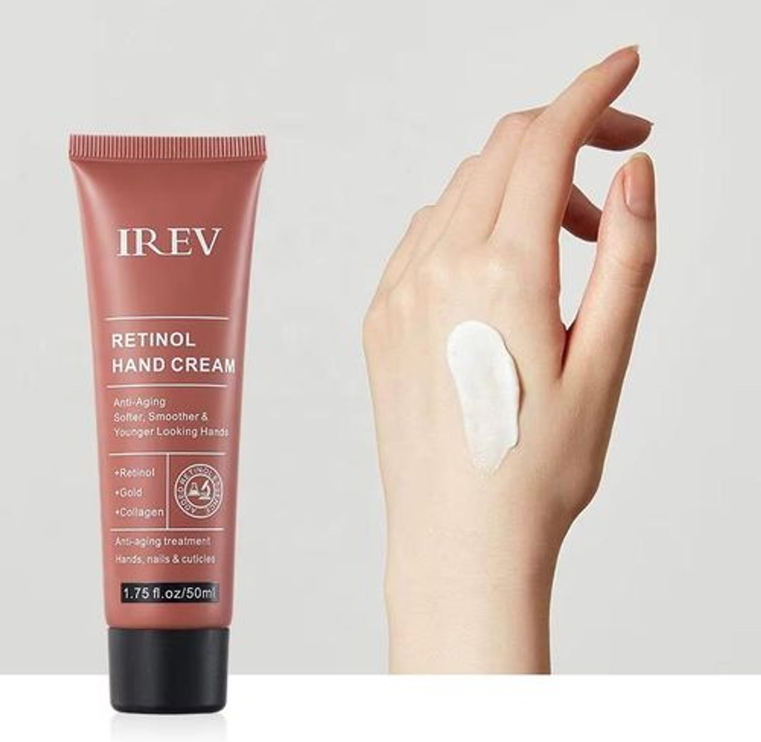 IREV Retinol Hand Cream – Retinol, Gold & Collagen image