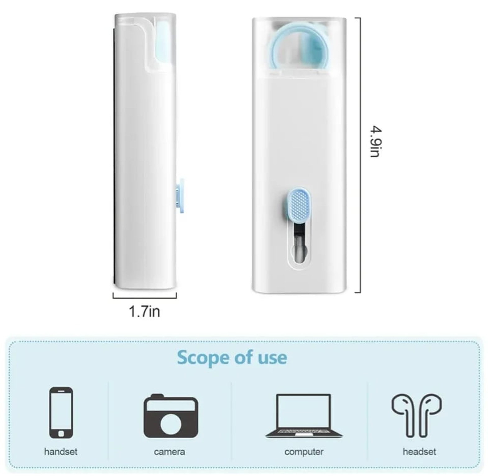 7-in-1 Multifunctional Electronics Cleaning Kit for Keyboards, Earbuds, and Screens image