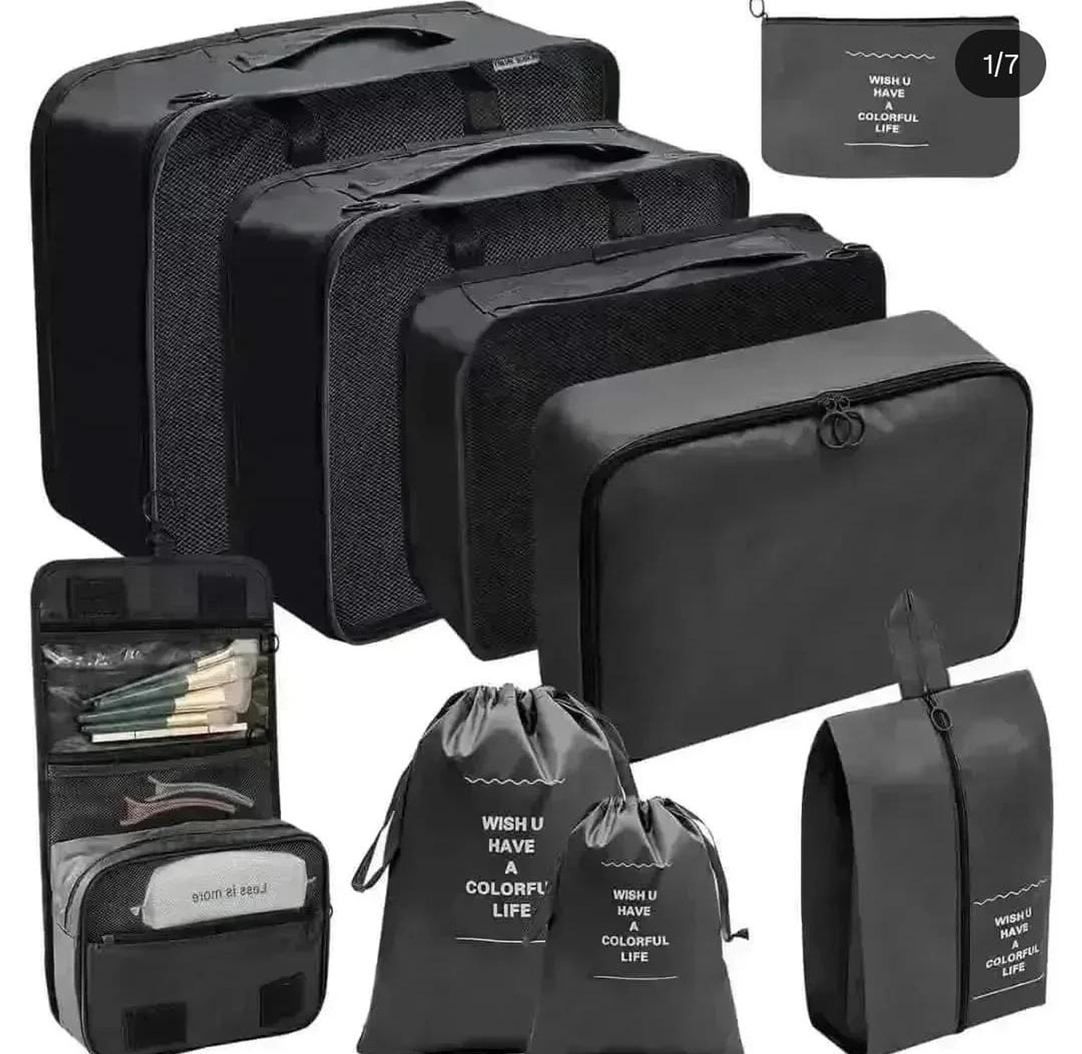 9 Pcs Luggage Travel Organizers image