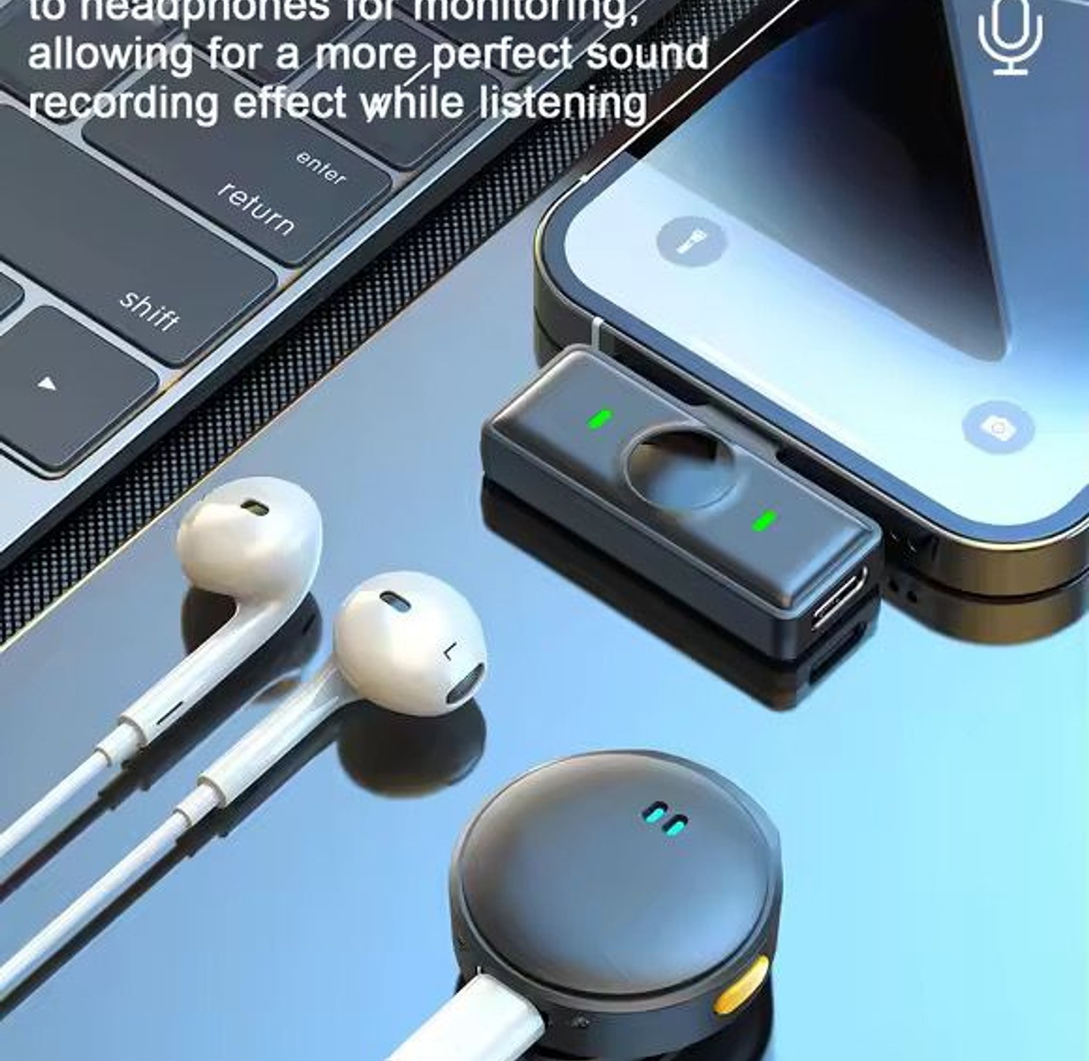 Wireless Lavalier Microphone 2.4G  image
