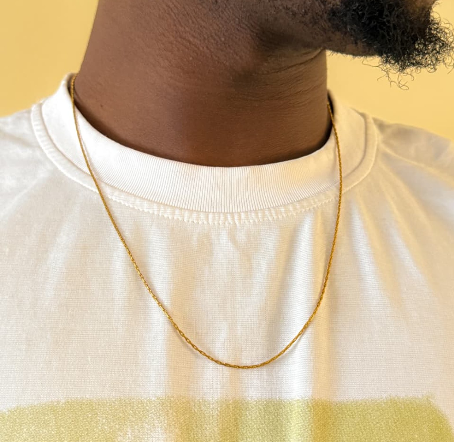 Wire chain necklace image
