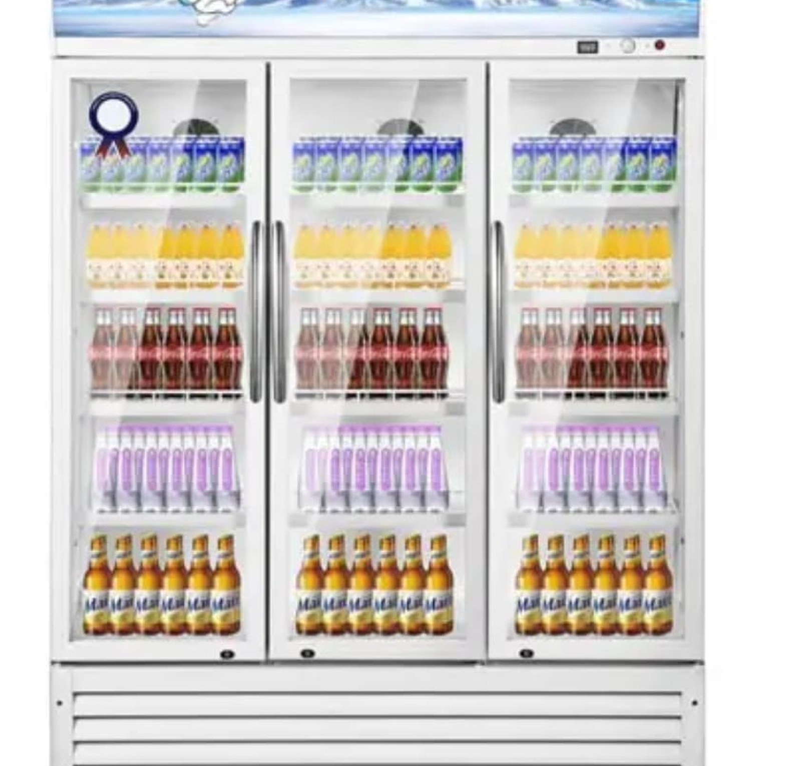 Double display chiller 1080 L image