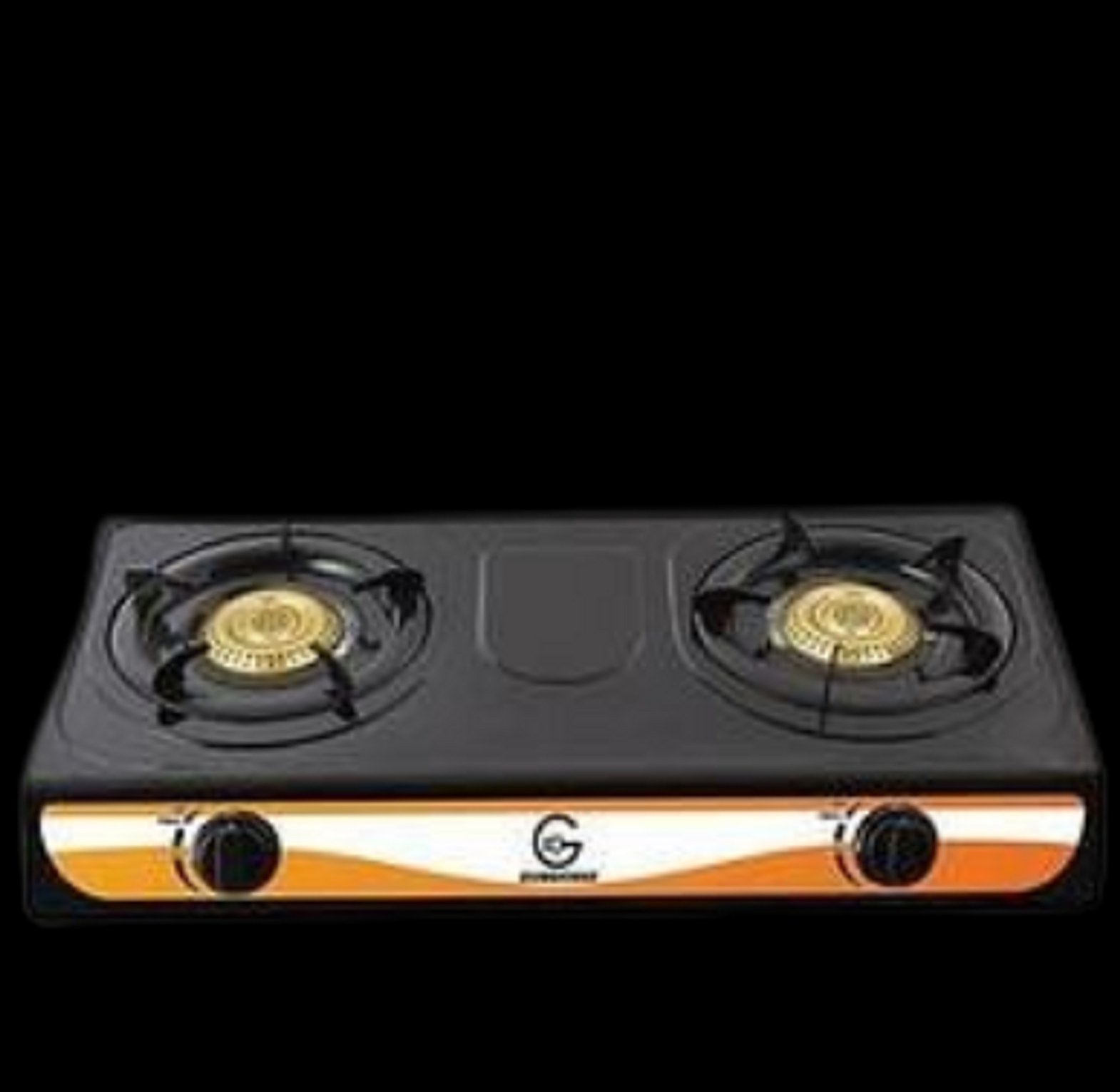 COOKTOP. Eurochef Table Top Stainless Steel 2 Burner Gas Cooker Plus 6kg Regulator And Pipe image