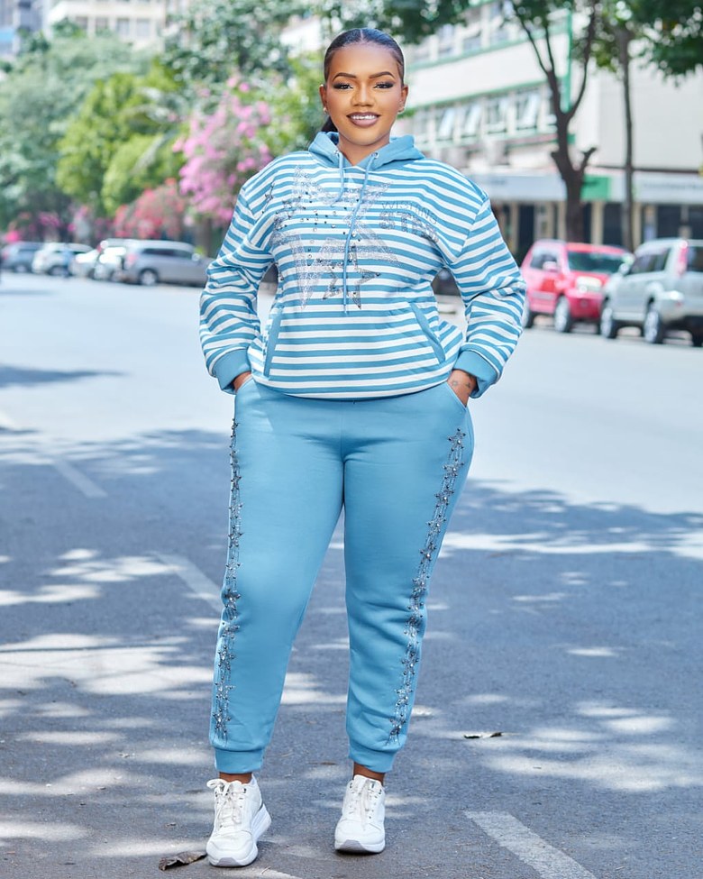 Premium Turkish Women’s Bluish Tracksuit image