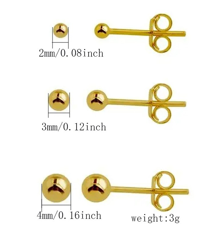 Bar Stud Earring Set image