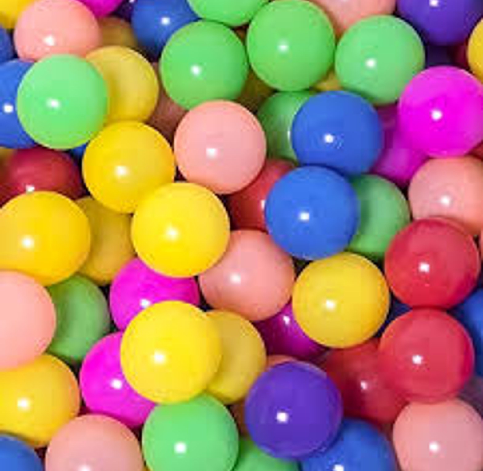 FUN BALLS. Fun Balls Are A Collection Of Balls Great For Play Centers, Pools And Ball Pits. The Balls Are Made Of A Durable, But Soft Plastic 50pcs image