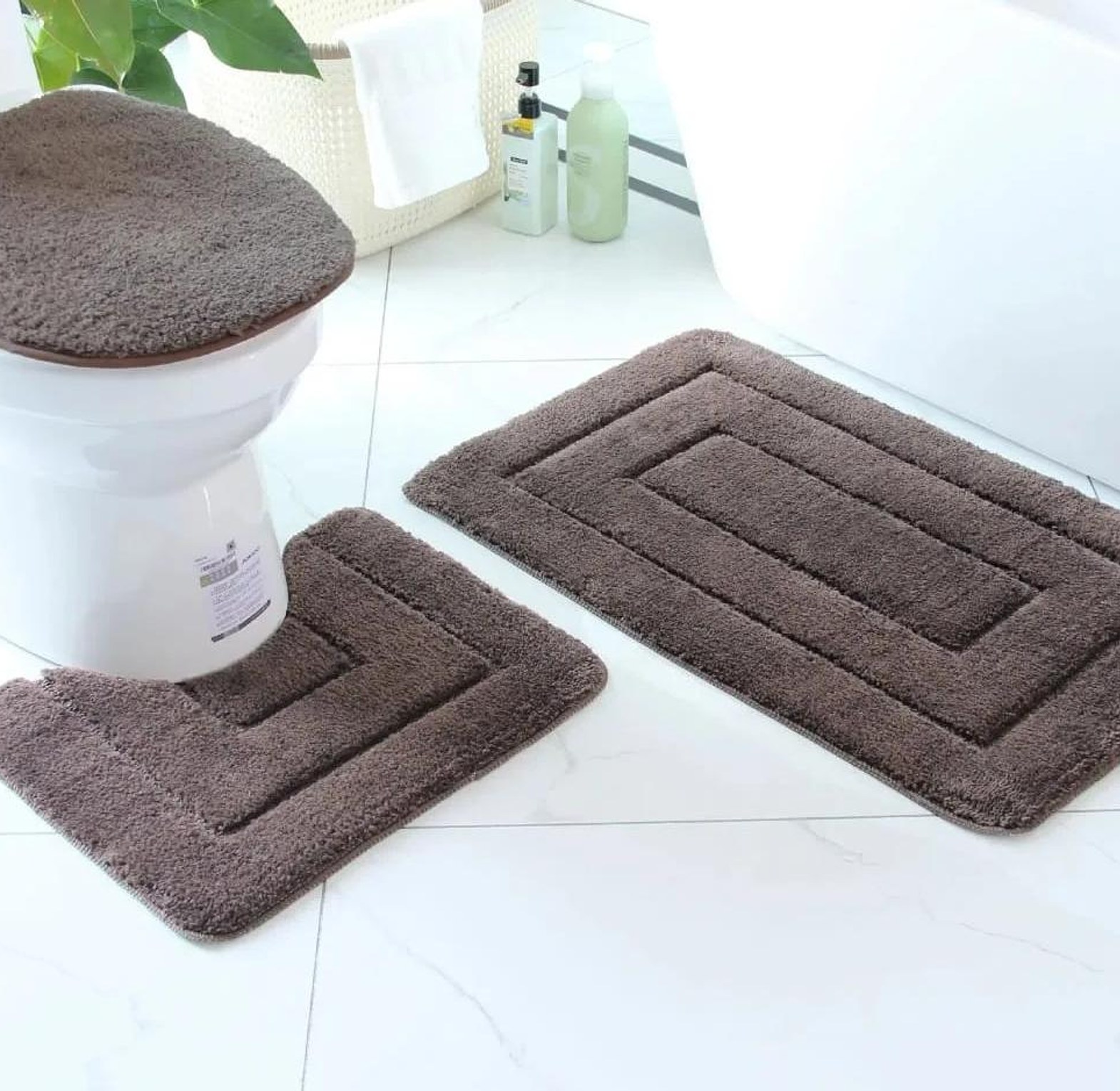 3pcs Bathroom mats image