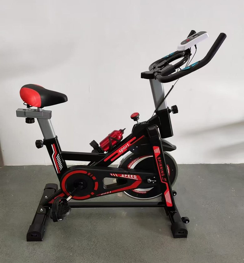 Professional and Portable Spin bike for home workouts and Home Cardio Exercises with an Adjustable seat and handle bar image