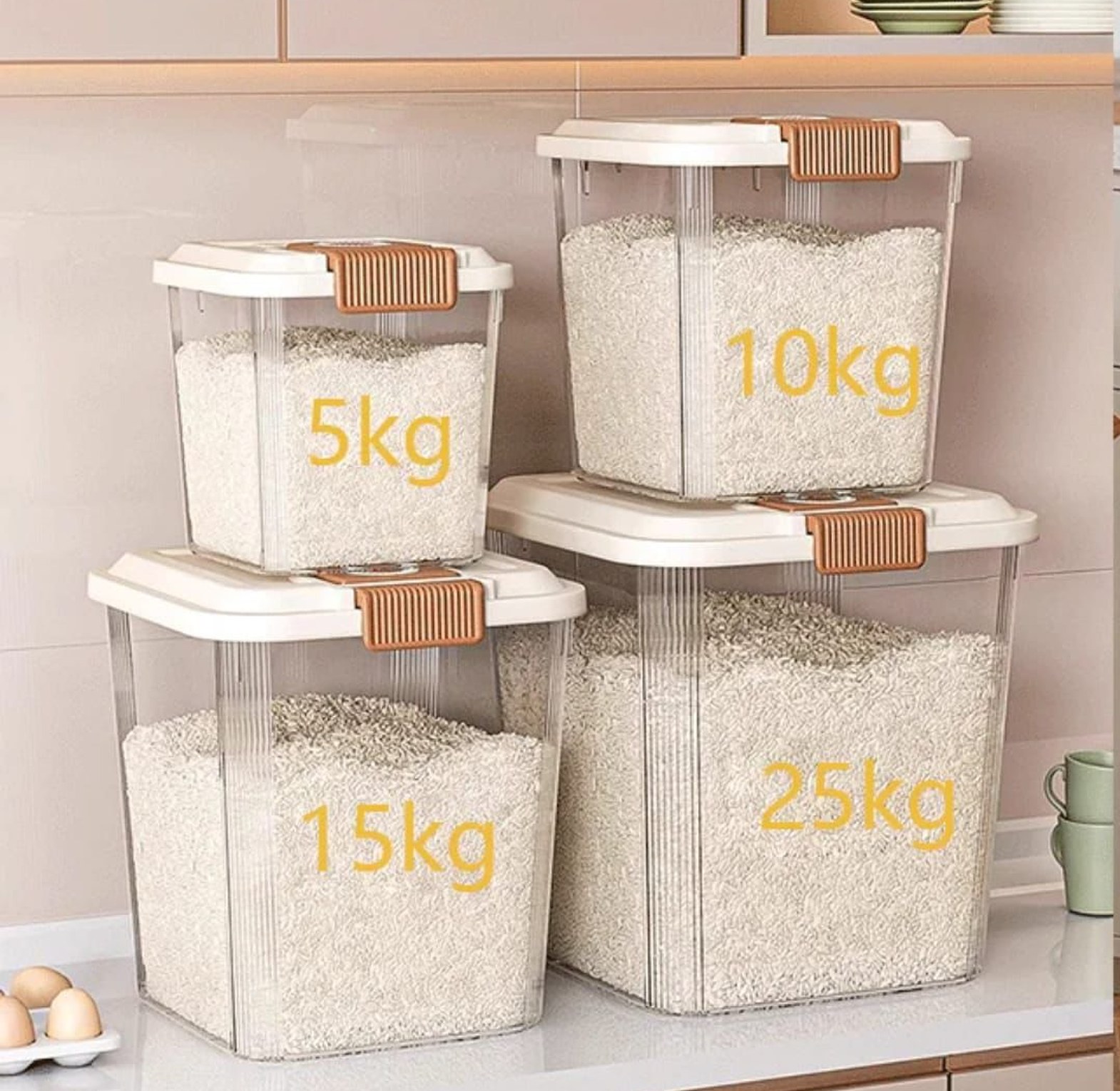 15kg Large Capacity Cereal Storage Container image