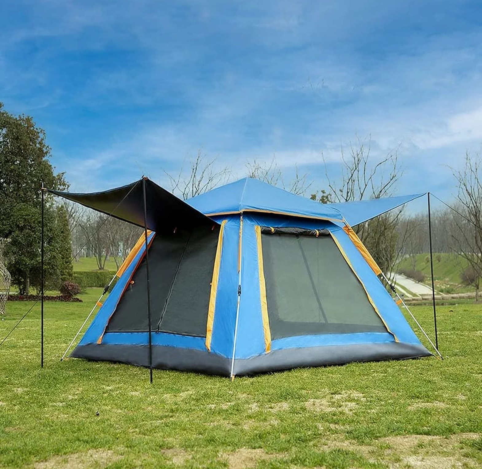 CAMPING TENT. 4  To 8 people camping tent automatic and waterproof High Quality image