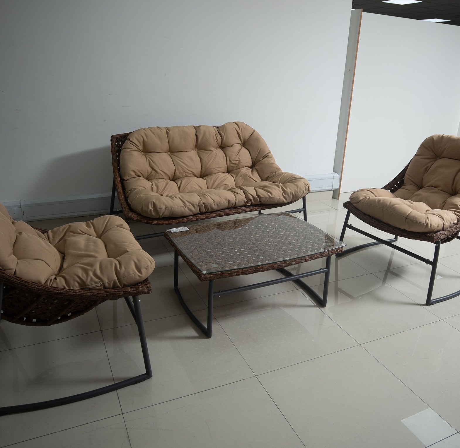 GARDEN SET 1 DOUBLE SEAT  image