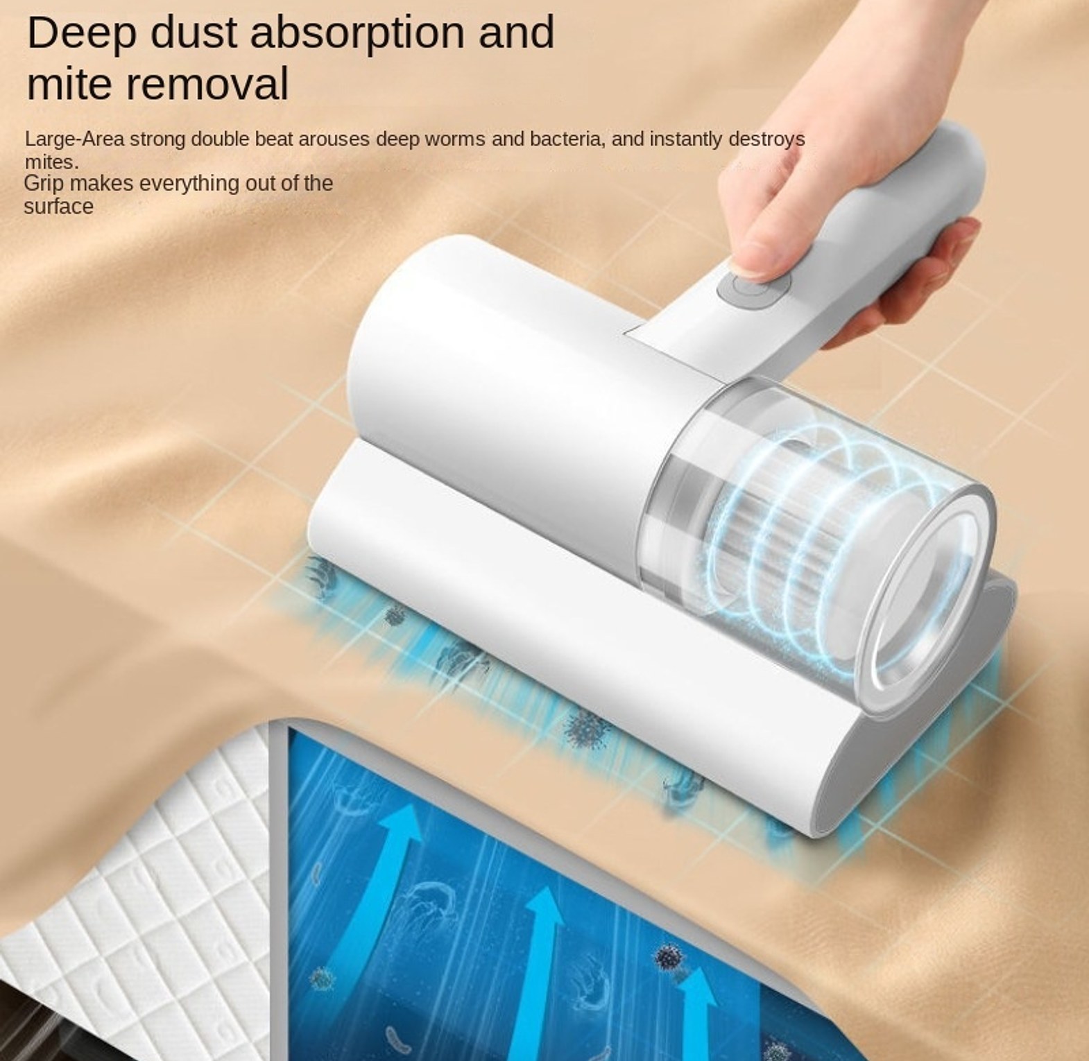 Dust and Mite Removal Machine Handheld Vacuum Cleaner image
