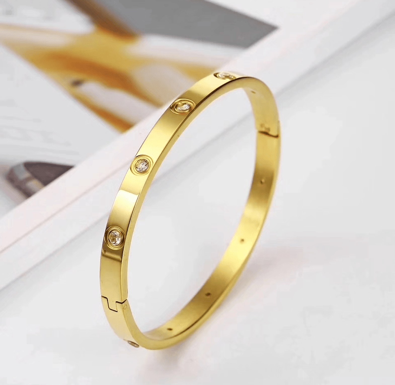 Stainless steel bracelet/ bangle image