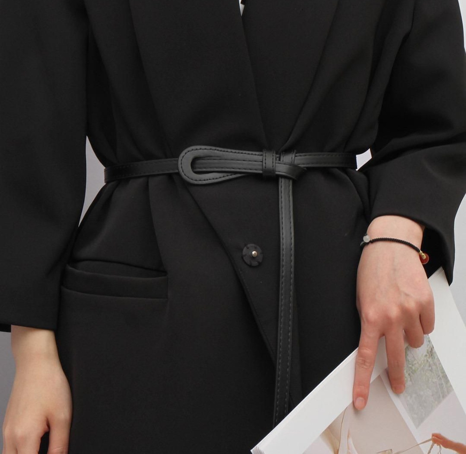 Wide Waist Wrap Belt image