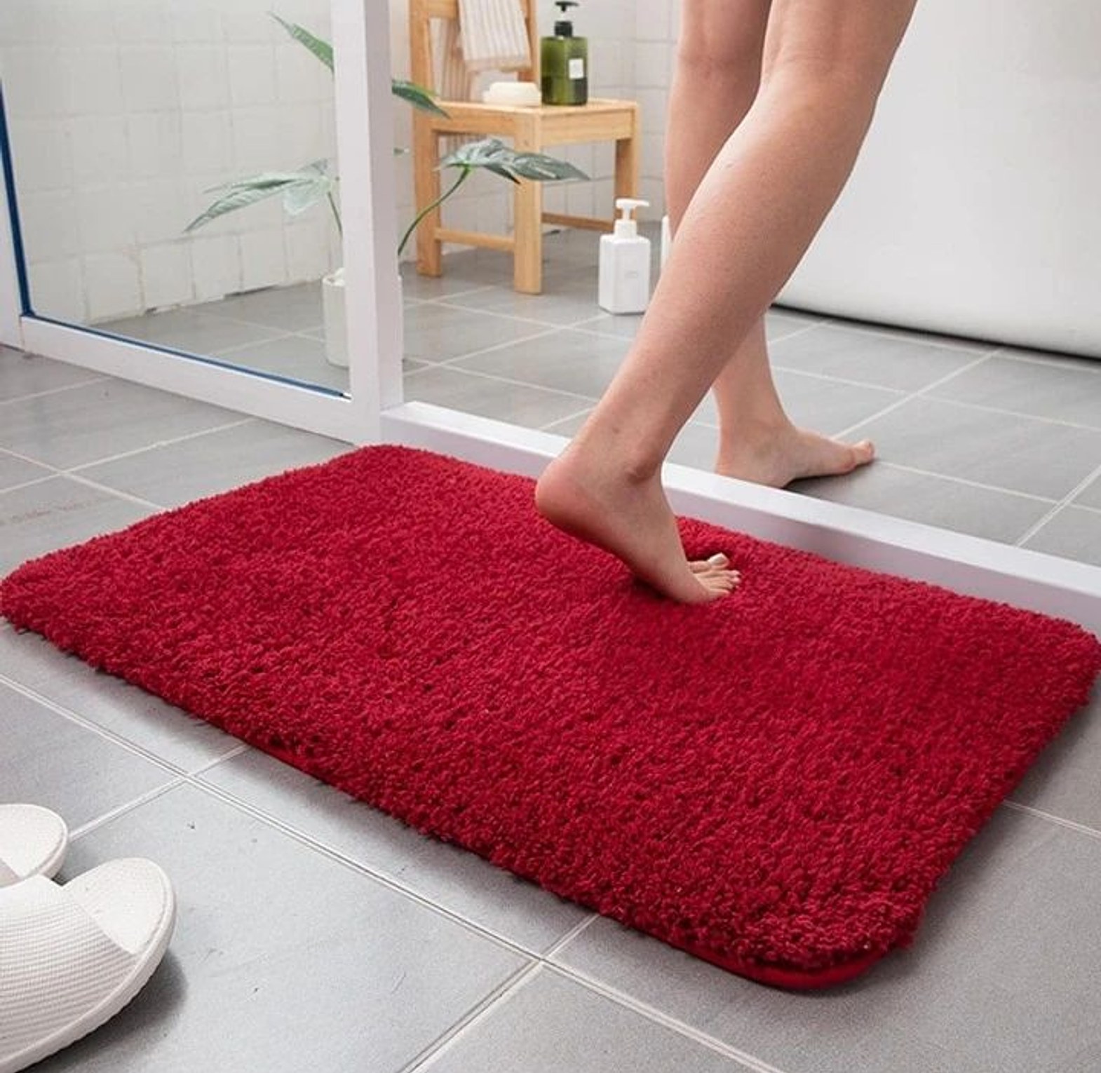 Super Water Absorbent Bathroom Floor Mat  image