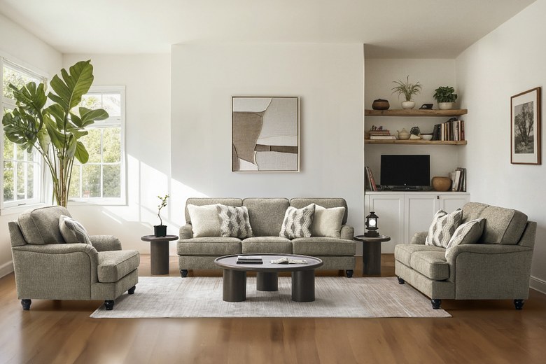 MURPHY 7 Seater fabric sofa (3+2+1+1) image