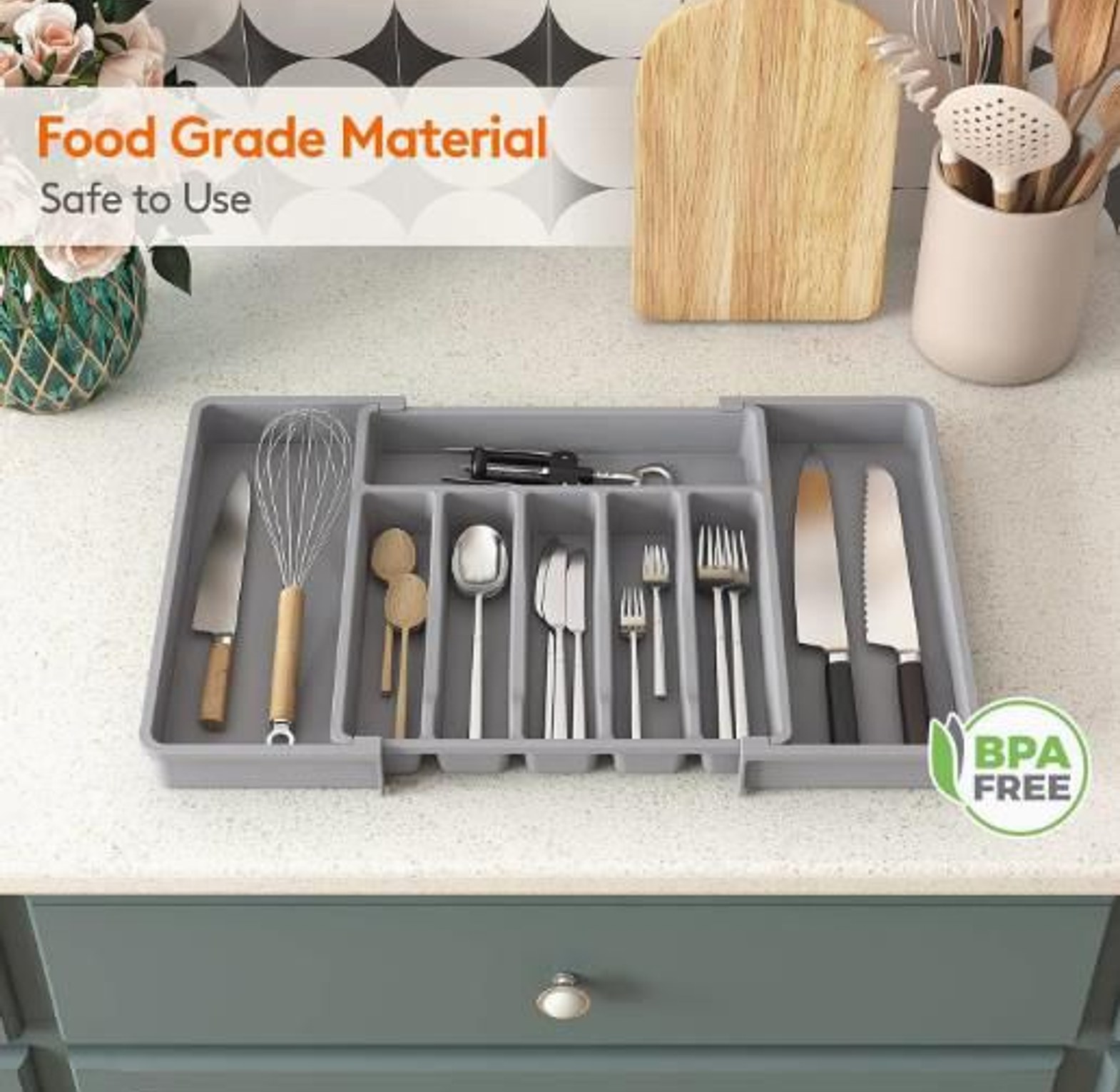 Expandable drawer organizer  image