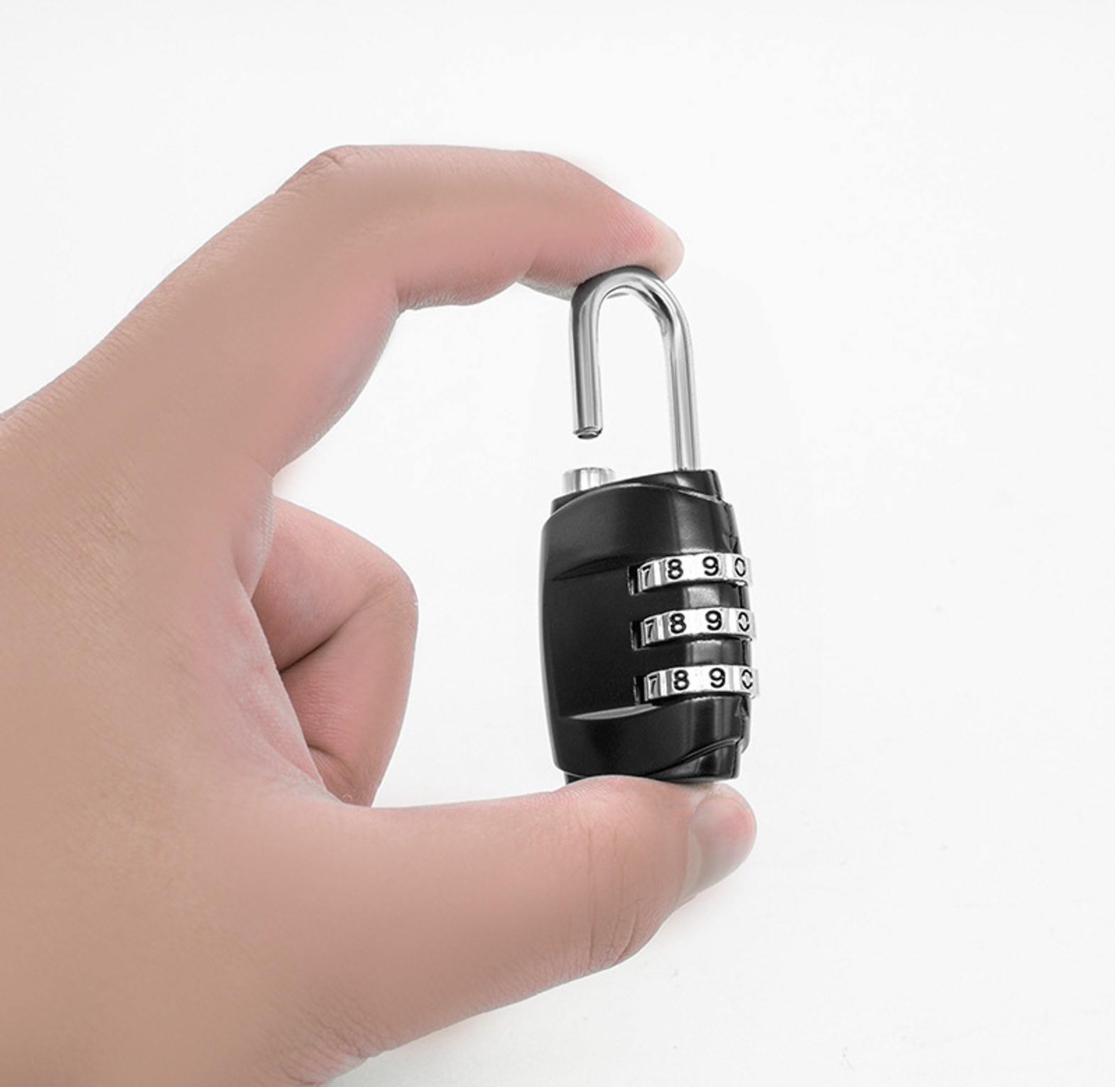 3 Digit Combination Padlock For Luggage, Travel, Backpacks image