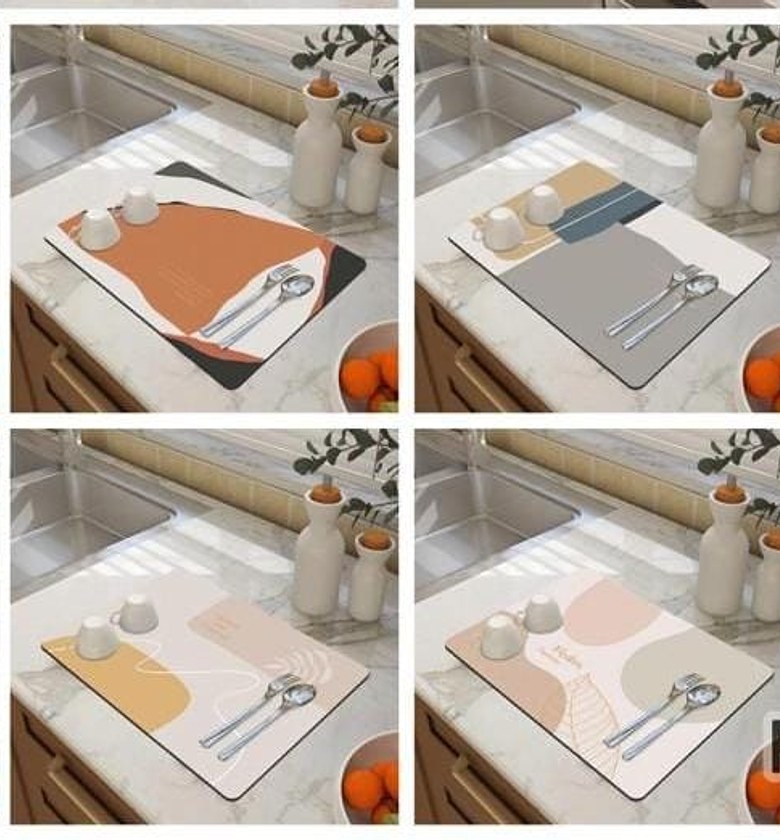 Kitchen Dish Drying / Sink Drainage Mat image