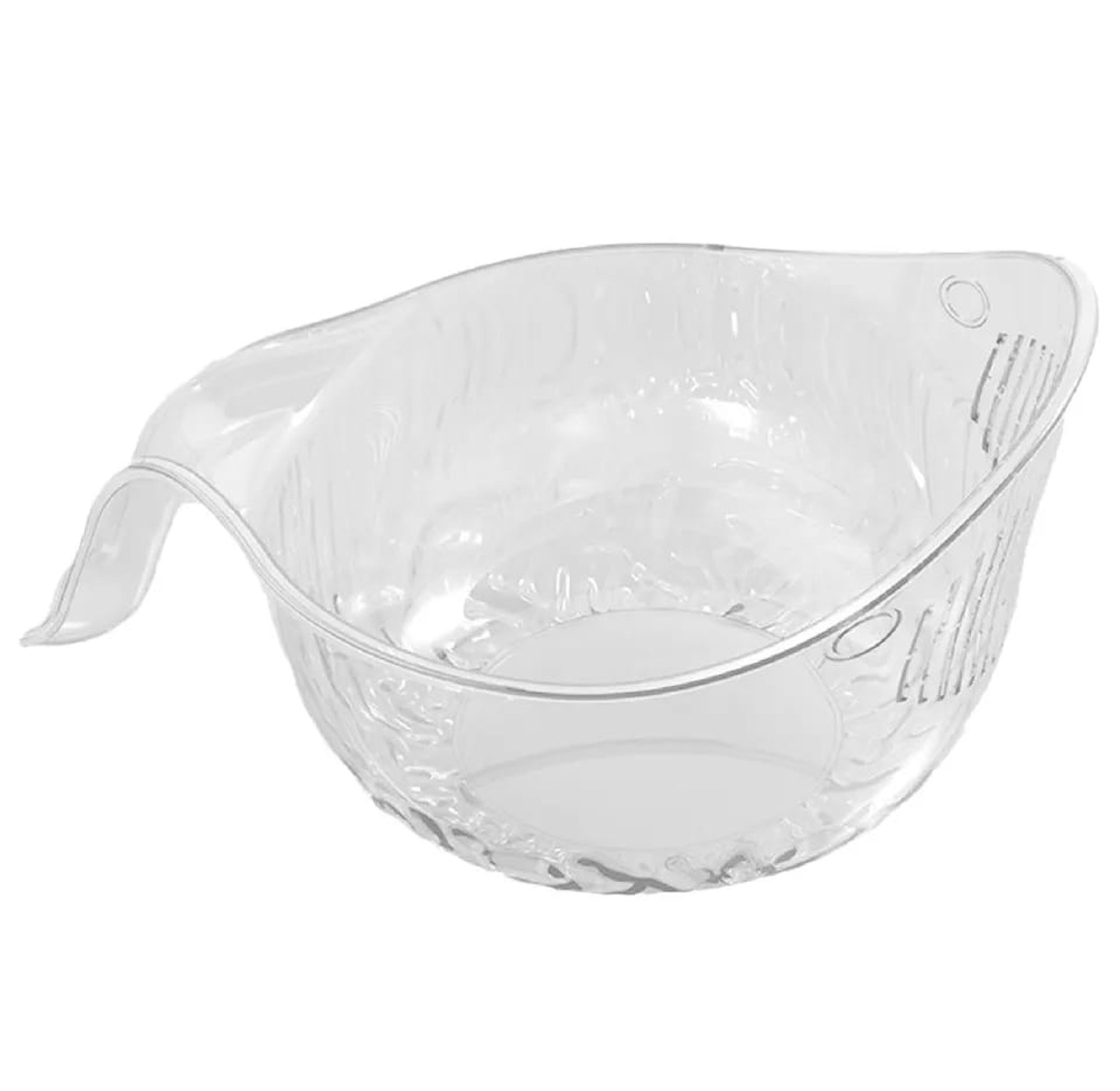 Acrylic Multi Functional Drain New Fruit Cleaning Bowl  image