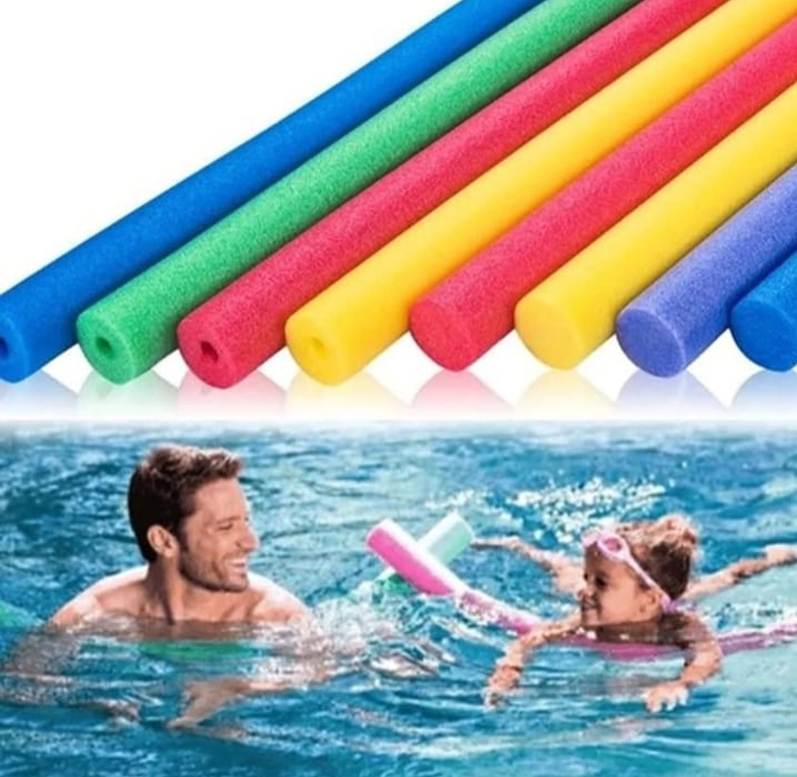 Swimming Noodle. Swimming Floating Pool Noodle, Swim Floater image