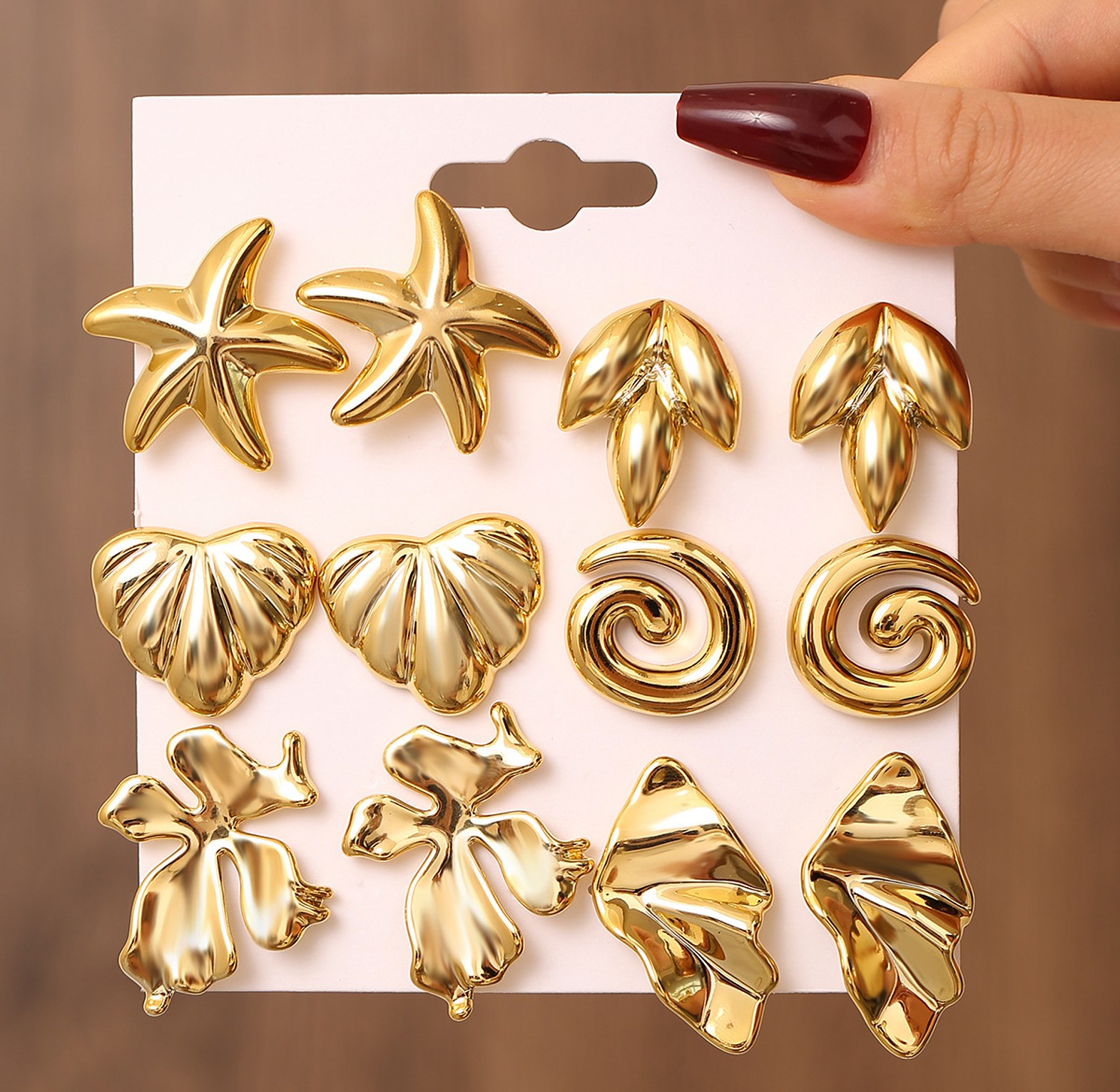 Star fish stud Set image