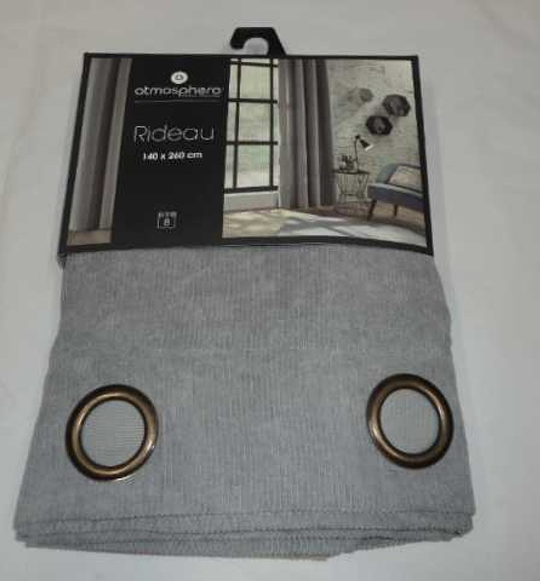 CORDEROY CURTAIN GREY 140 image