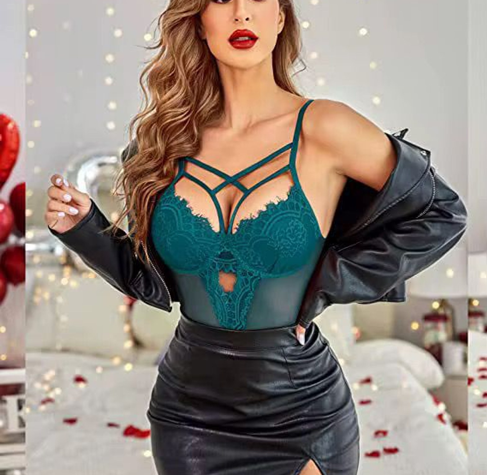 2770 Bodysuit Lingerie-Crotchless image