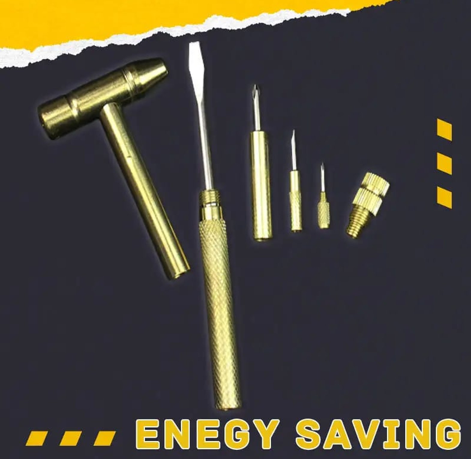 5 in 1 Multifunction Mini Hammer and Screwdriver Hand Tools Set  image