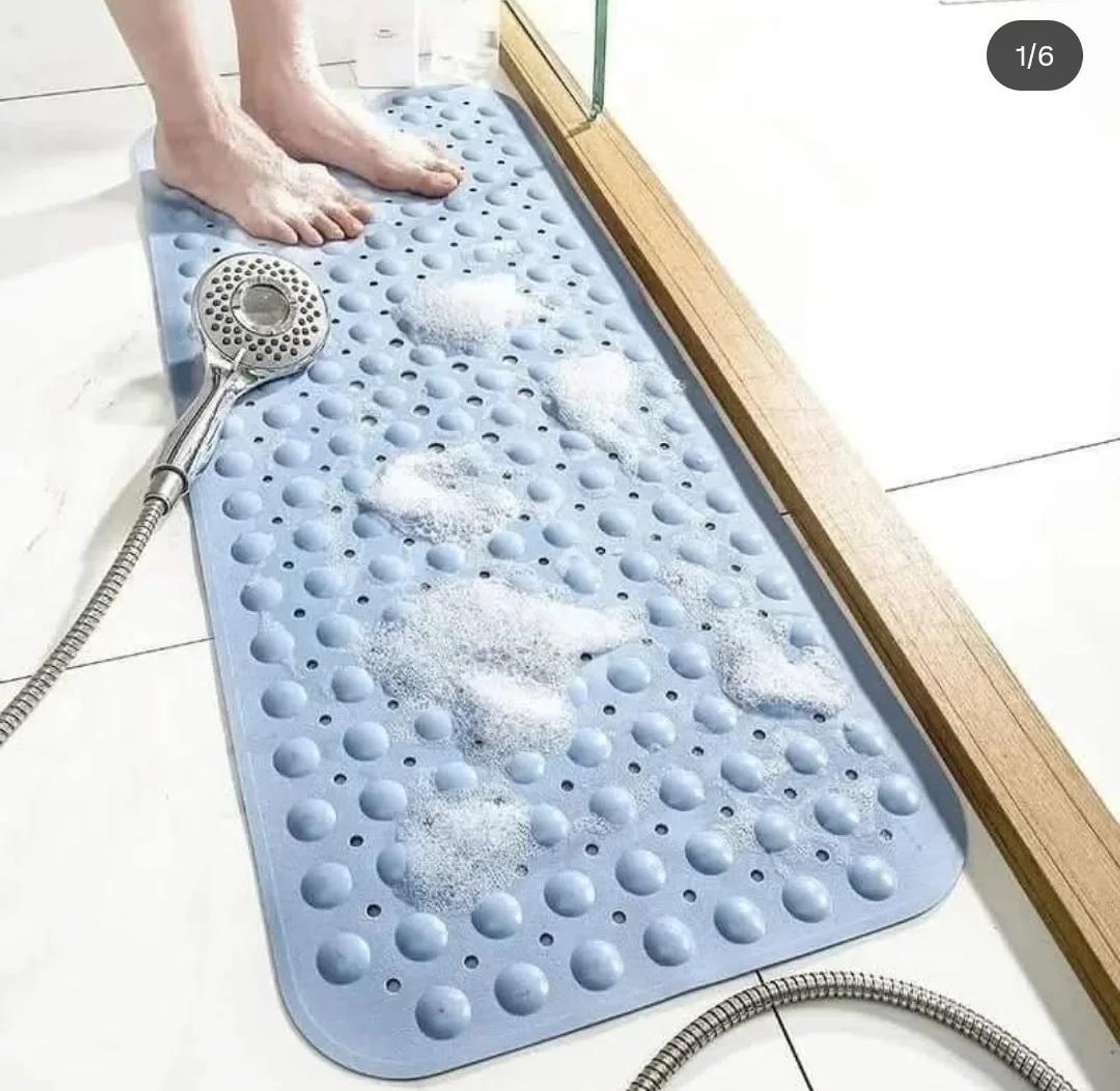 Extra Long Antislip Bath room/tub mat image