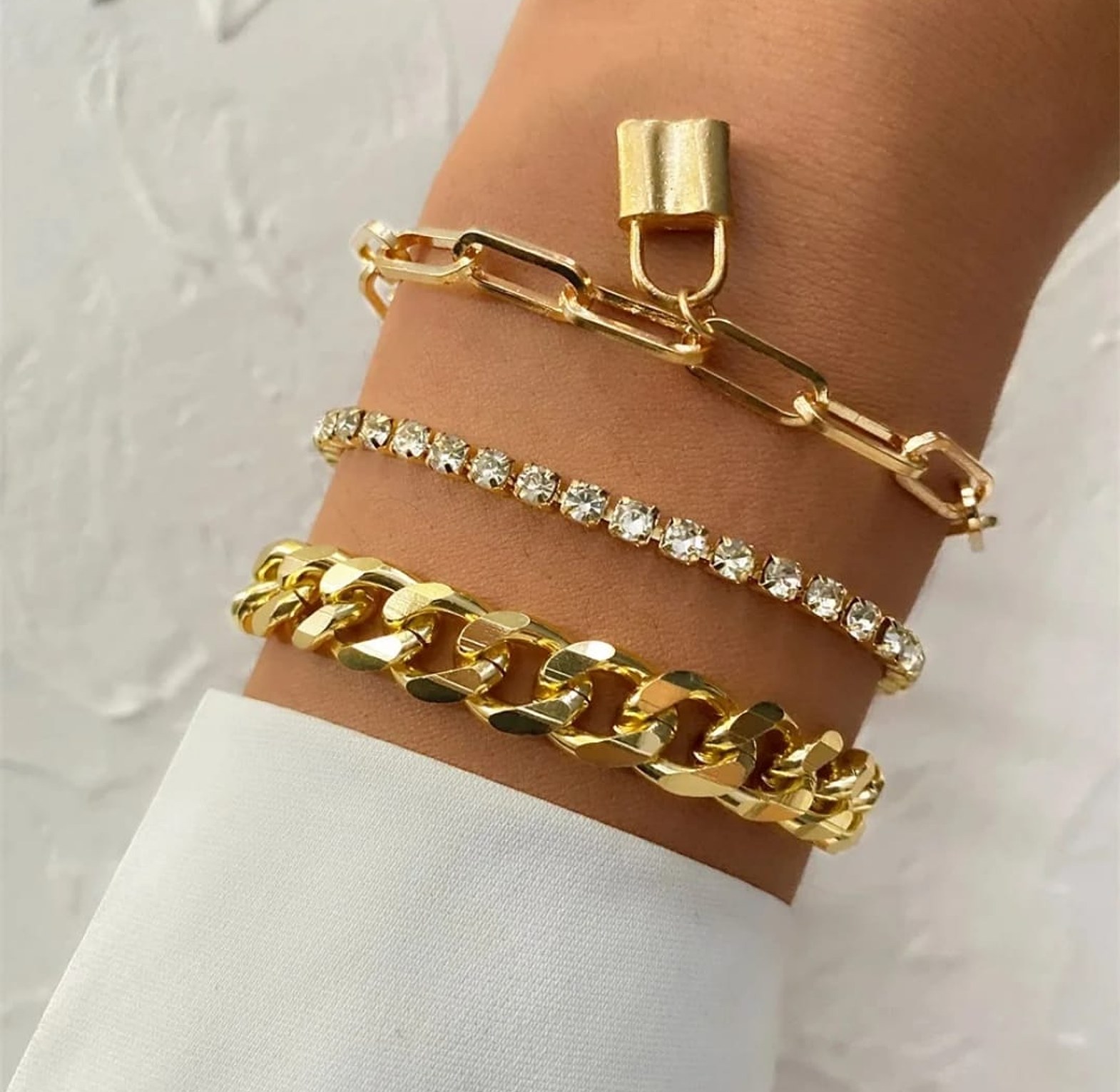 Padlock Bracelet Set image