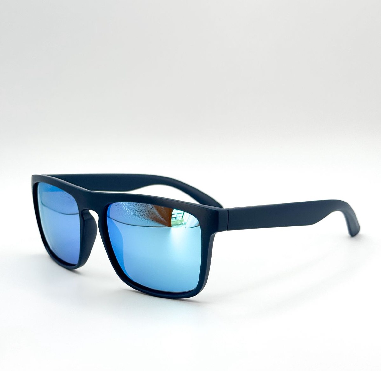 Aero Blue Matte Sunglasses image