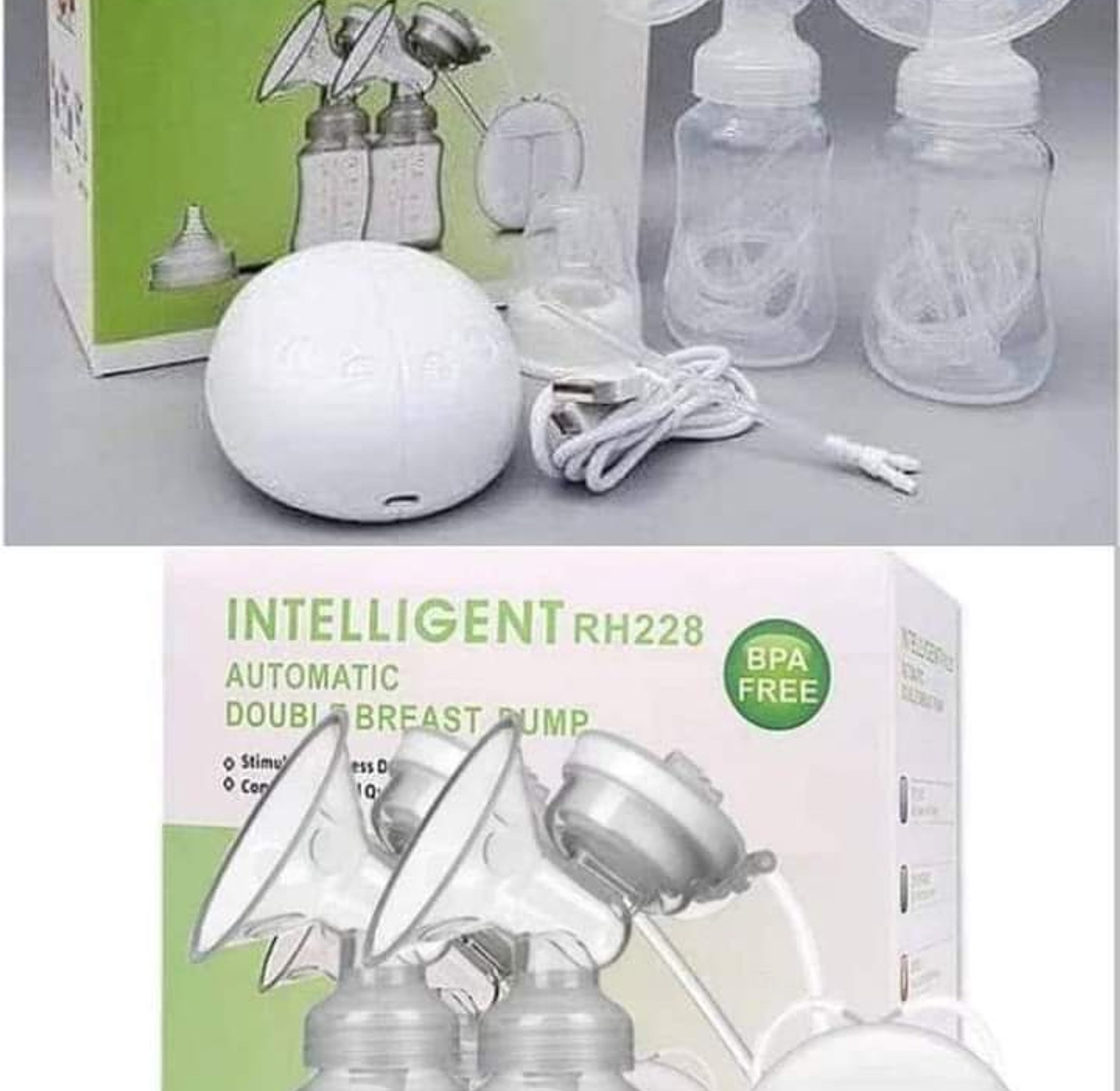 Double electric automatic breast pump image