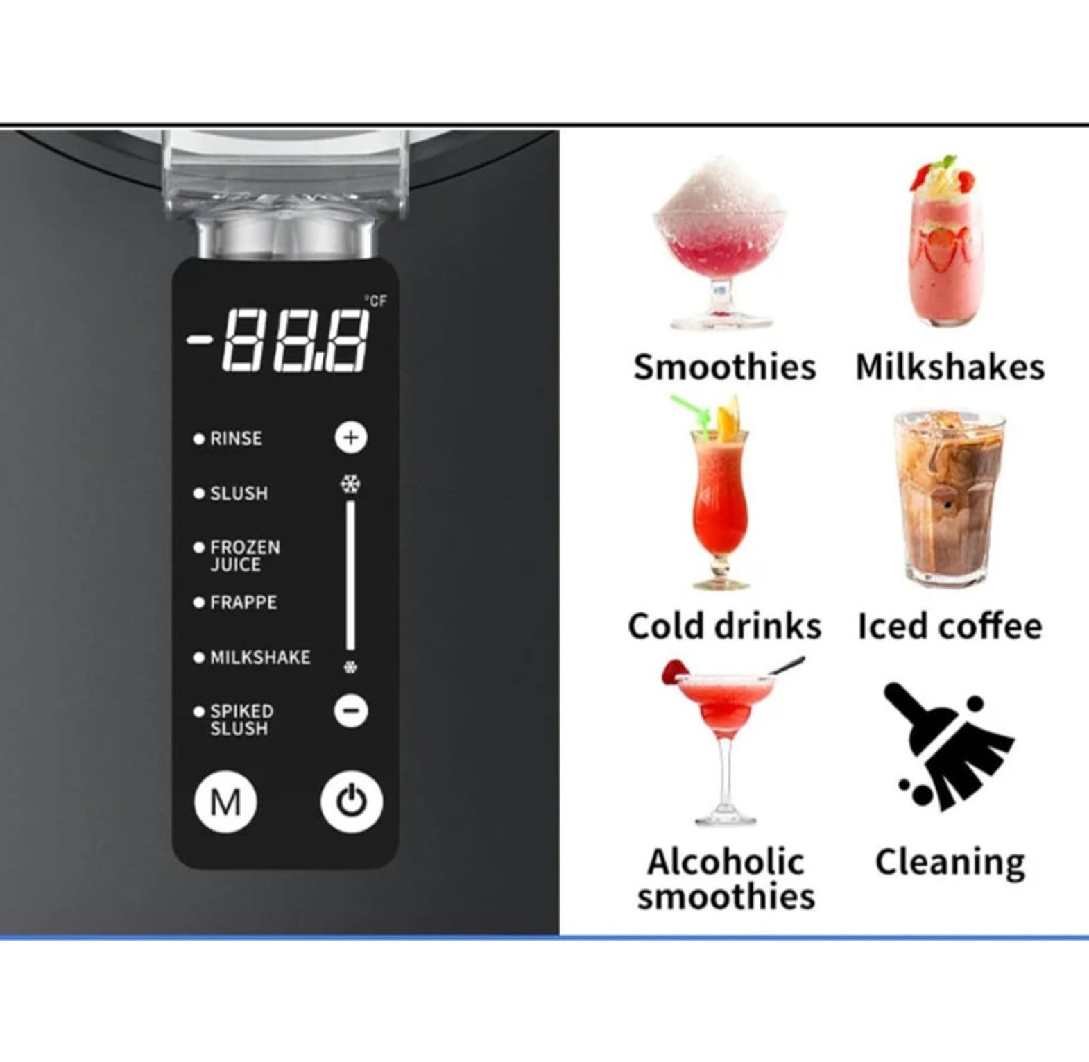 DSP Professional Slushie and Frozen Drink Maker with Quick-Freeze Technology image