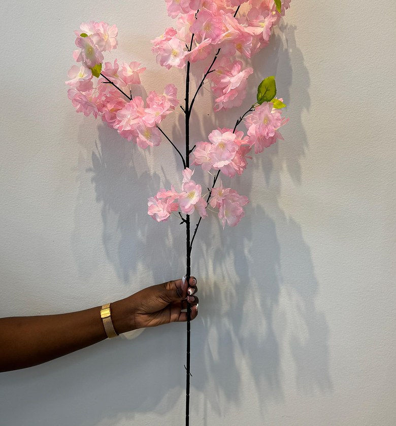 4 forks of cherry blossom  image