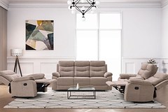 DOMINIC 7 Seater Fabric Recliner (3+2+1+1) thumbnail 1