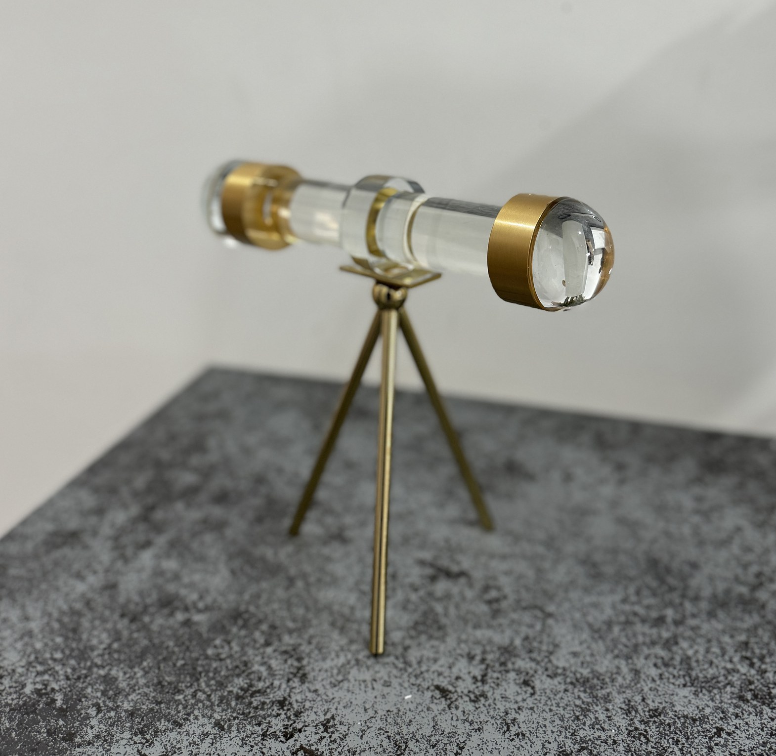 Luxury faux crystal telescope. image