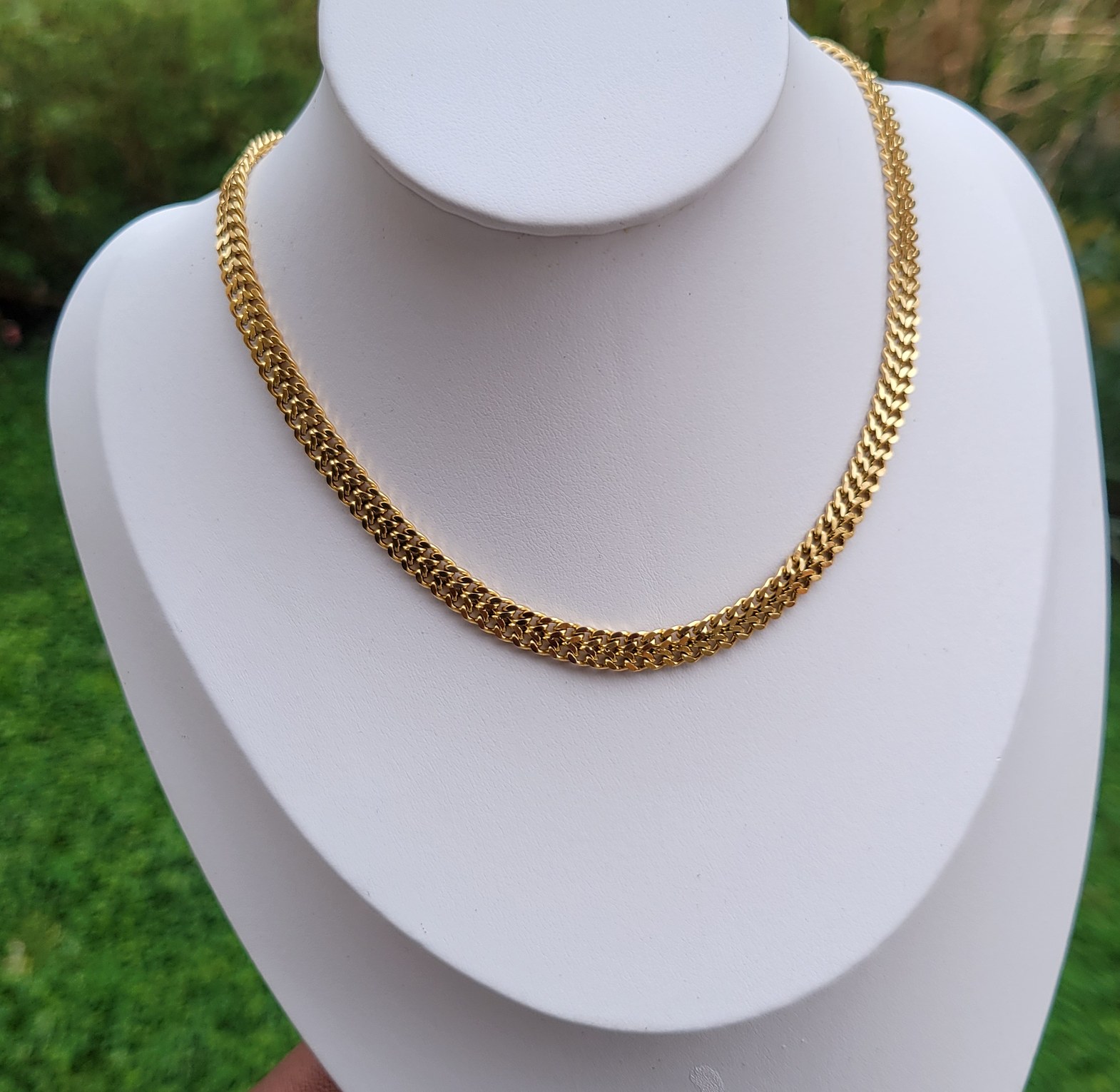 Chunky leaf necklace  image