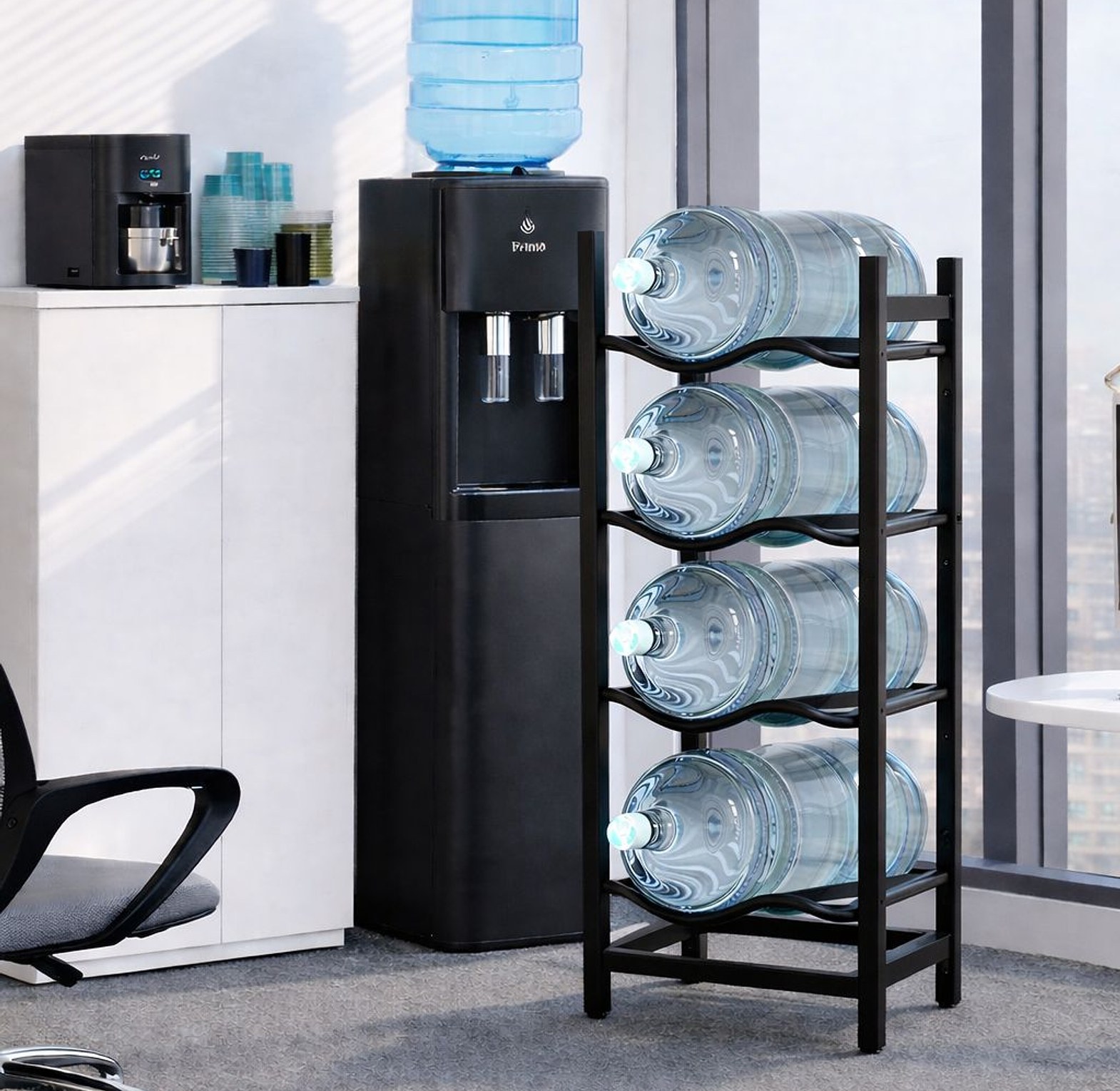 4tier Water bottle rack image