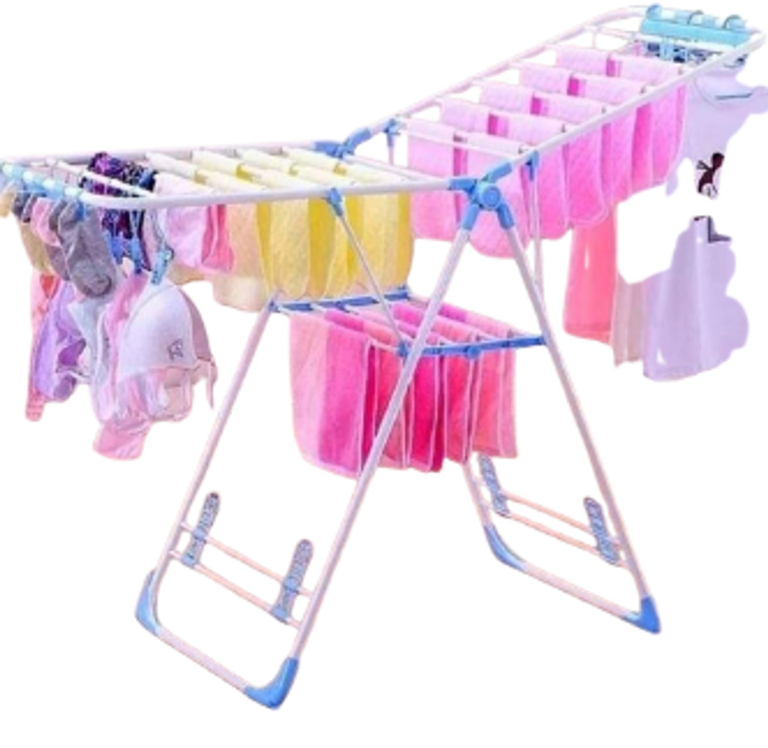 Assembled Foldable/Portable Clothes Drying Rack image