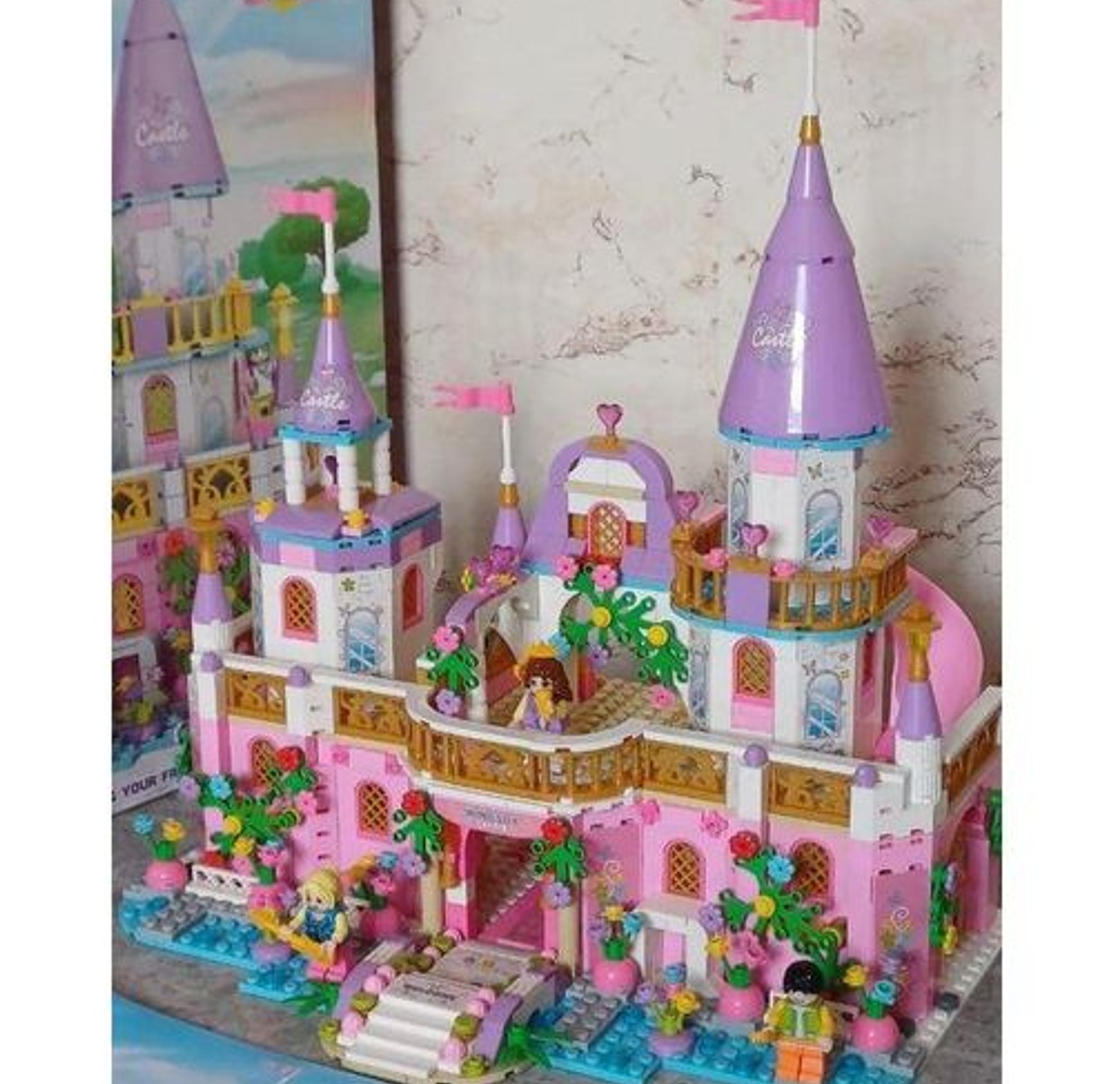 Building Legos Castle Multicolor Big Building Toy Set Compatible Classic Blocks Suitable for kids Age 3Years and above image