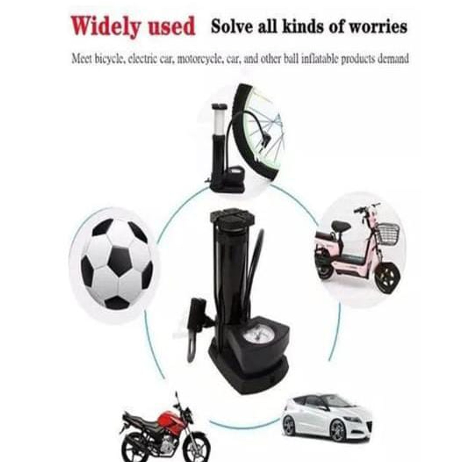 Foot Pressure Tyre Pump image