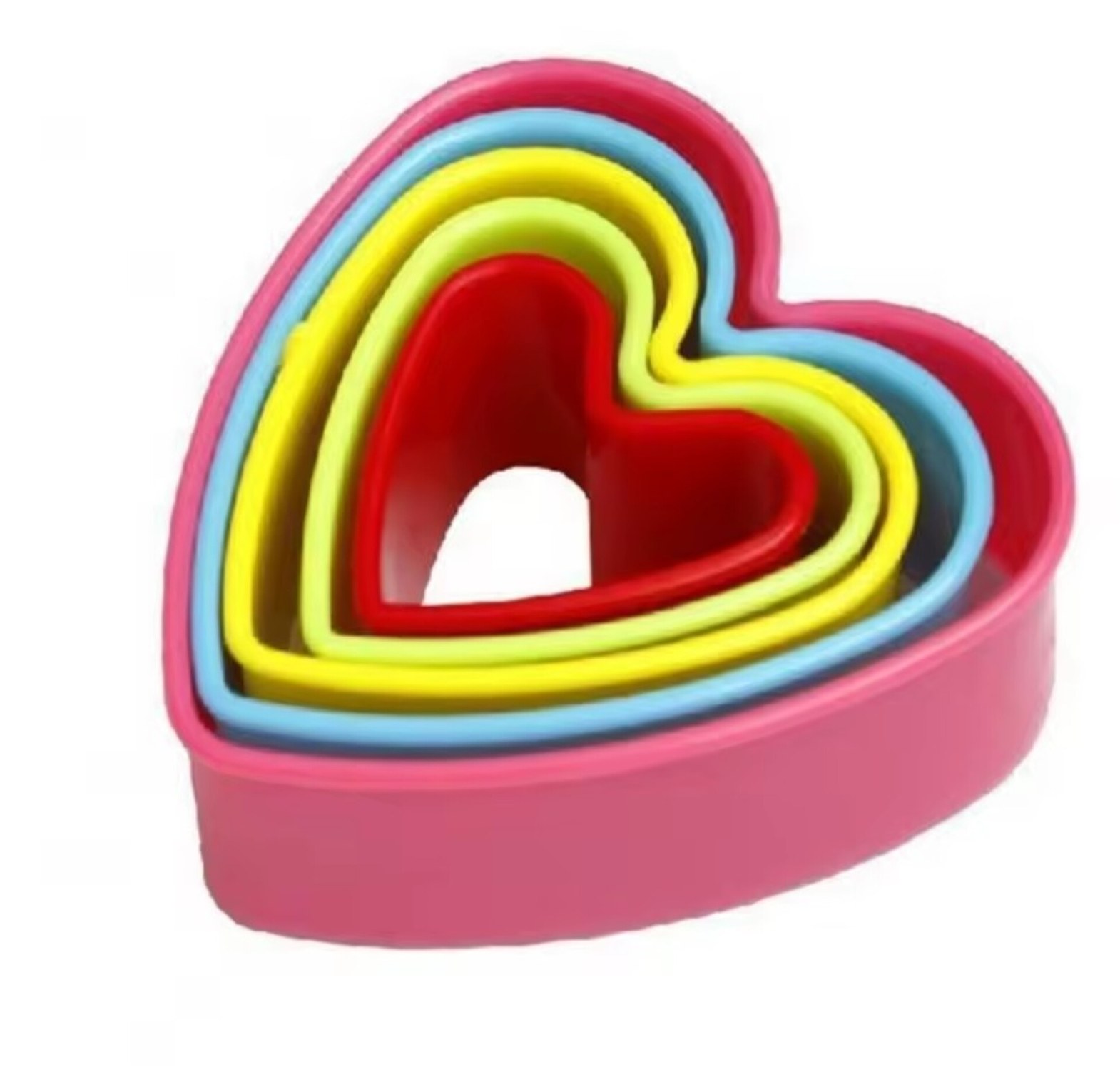 Multipurpose 4-Piece Plastic Cookie and Fondant Cutter Set for Biscuits & Mandazis - Assorted Shapes & Sizes image